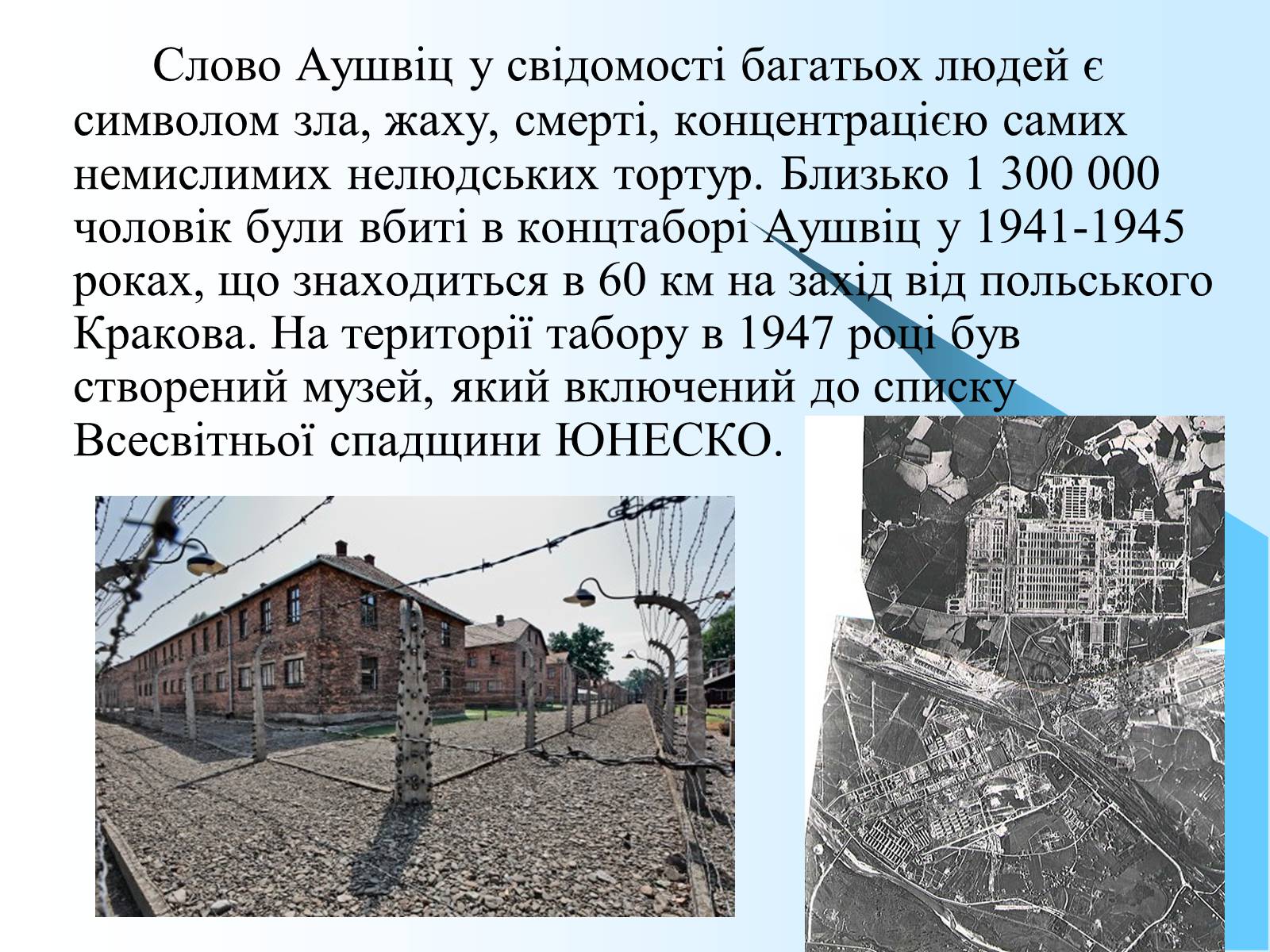 Презентація на тему «Нацистський концтабір Аушвіц» - Слайд #3 Презентація на тему «Нацистський концтабір Аушвіц» - Слайд #3