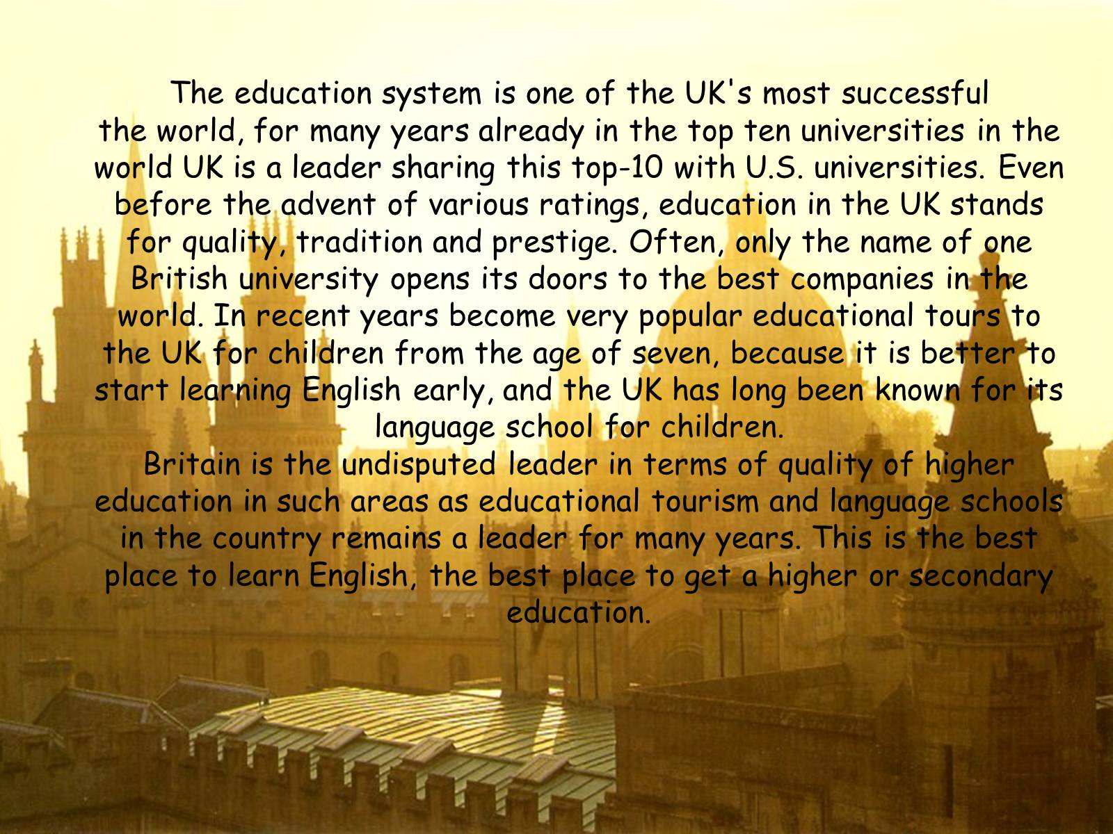 Презентація на тему «UK Universities» - Слайд #4 Презентація на тему «UK Universities» - Слайд #4