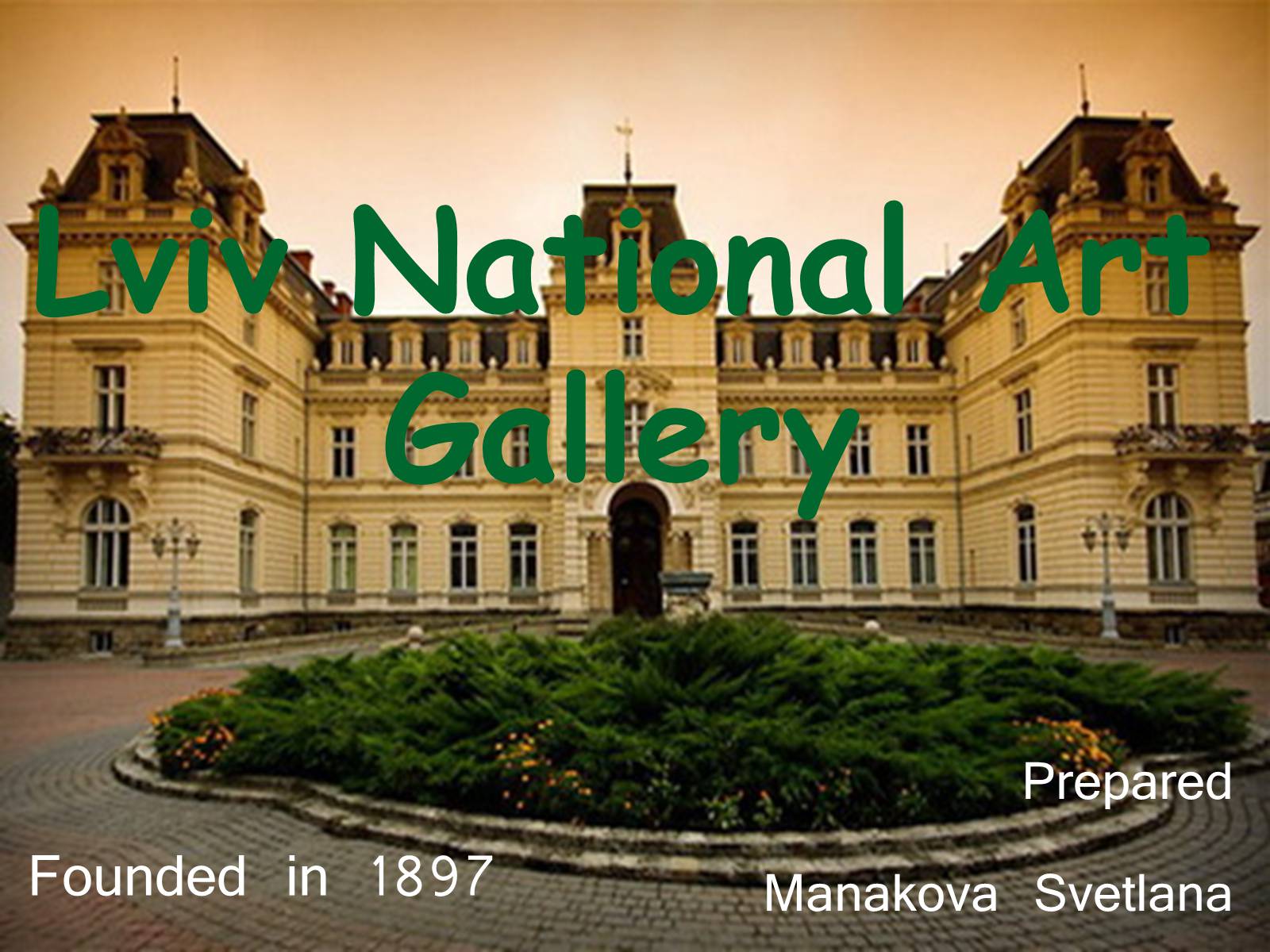 Презентація на тему «Lviv National Art Gallery» (варіант 2) - Слайд #1 Презентація на тему «Lviv National Art Gallery» (варіант 2) - Слайд #1