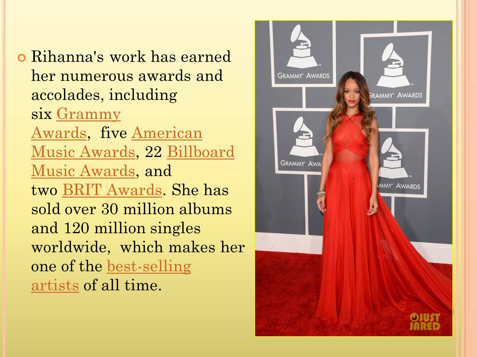 Презентація на тему «Rihanna» - Слайд #6 Презентація на тему «Rihanna» - Слайд #6