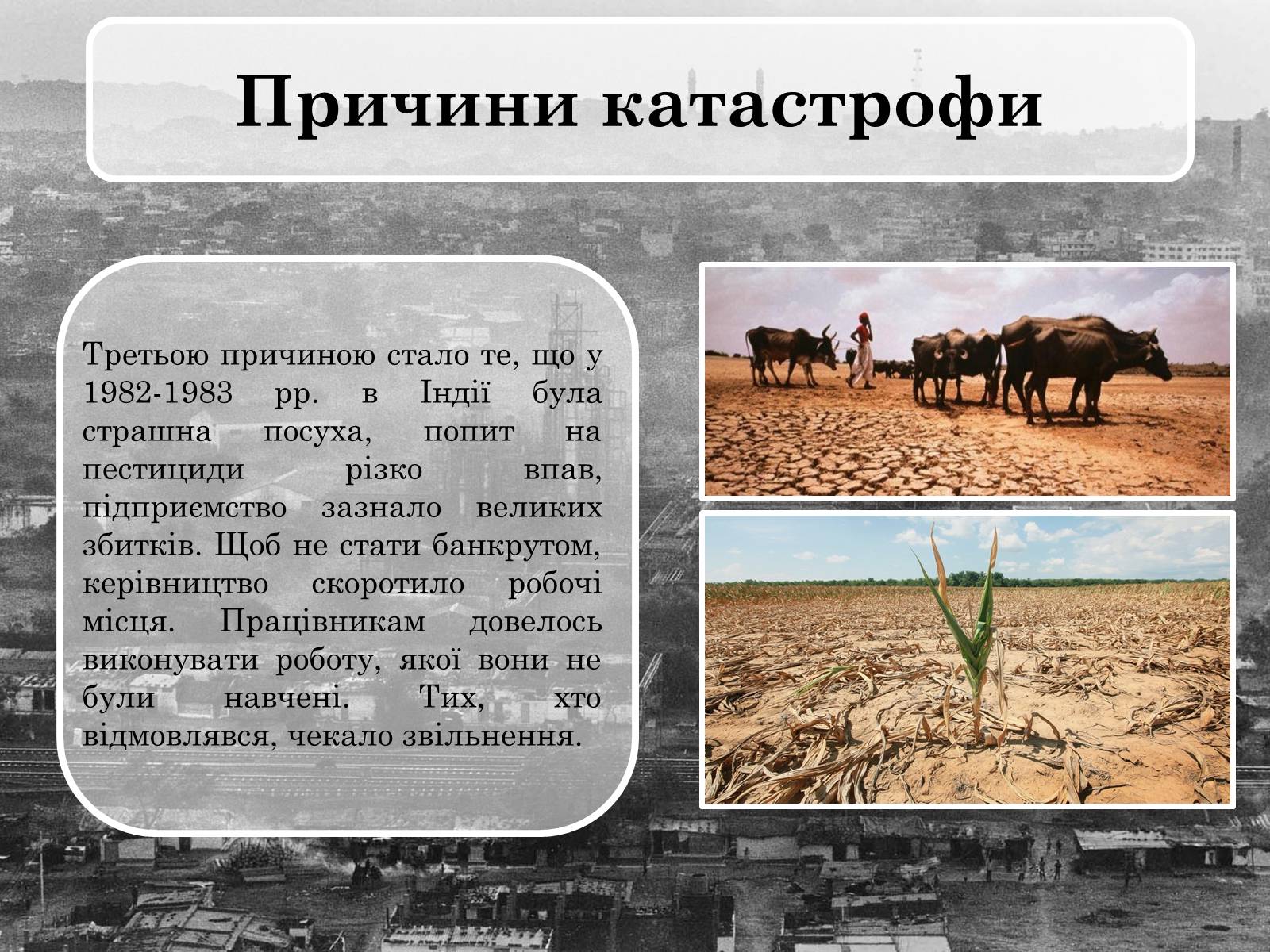 Презентація на тему «Бхопальська катастрофа» - Слайд #9 Презентація на тему «Бхопальська катастрофа» - Слайд #9