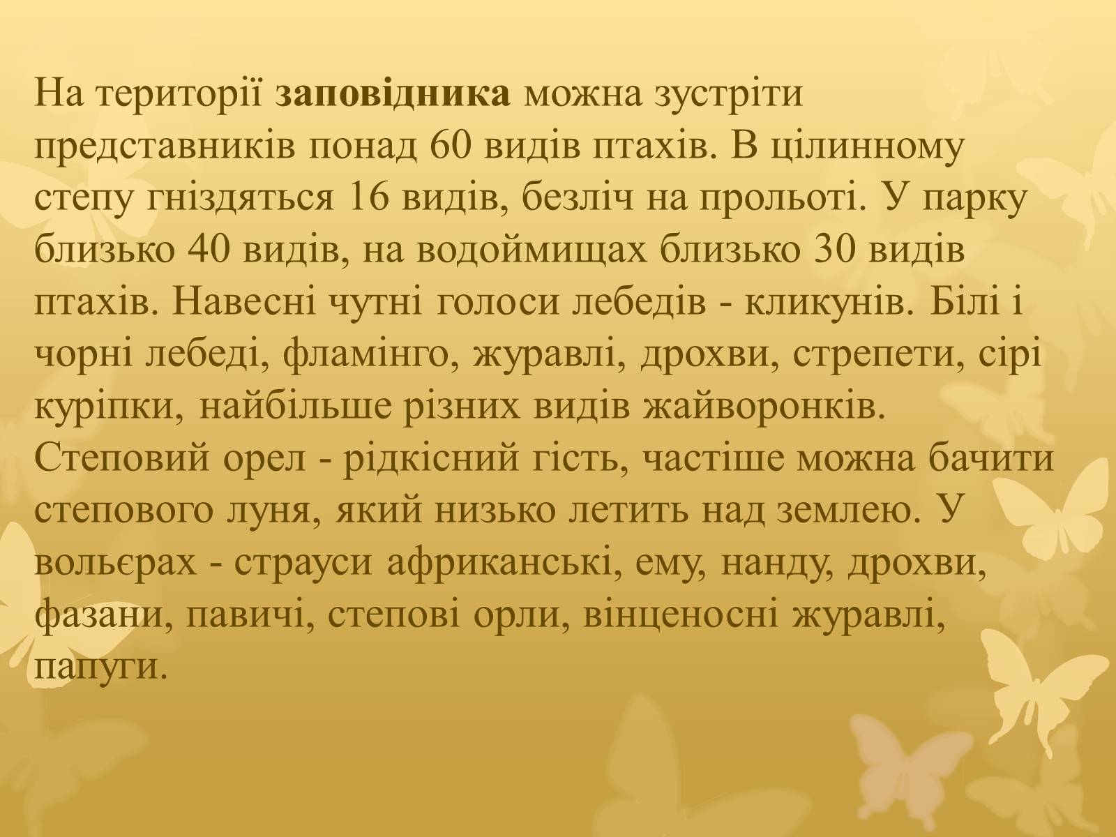 Презентація на тему «Асканія Нова» (варіант 7) - Слайд #7 Презентація на тему «Асканія Нова» (варіант 7) - Слайд #7