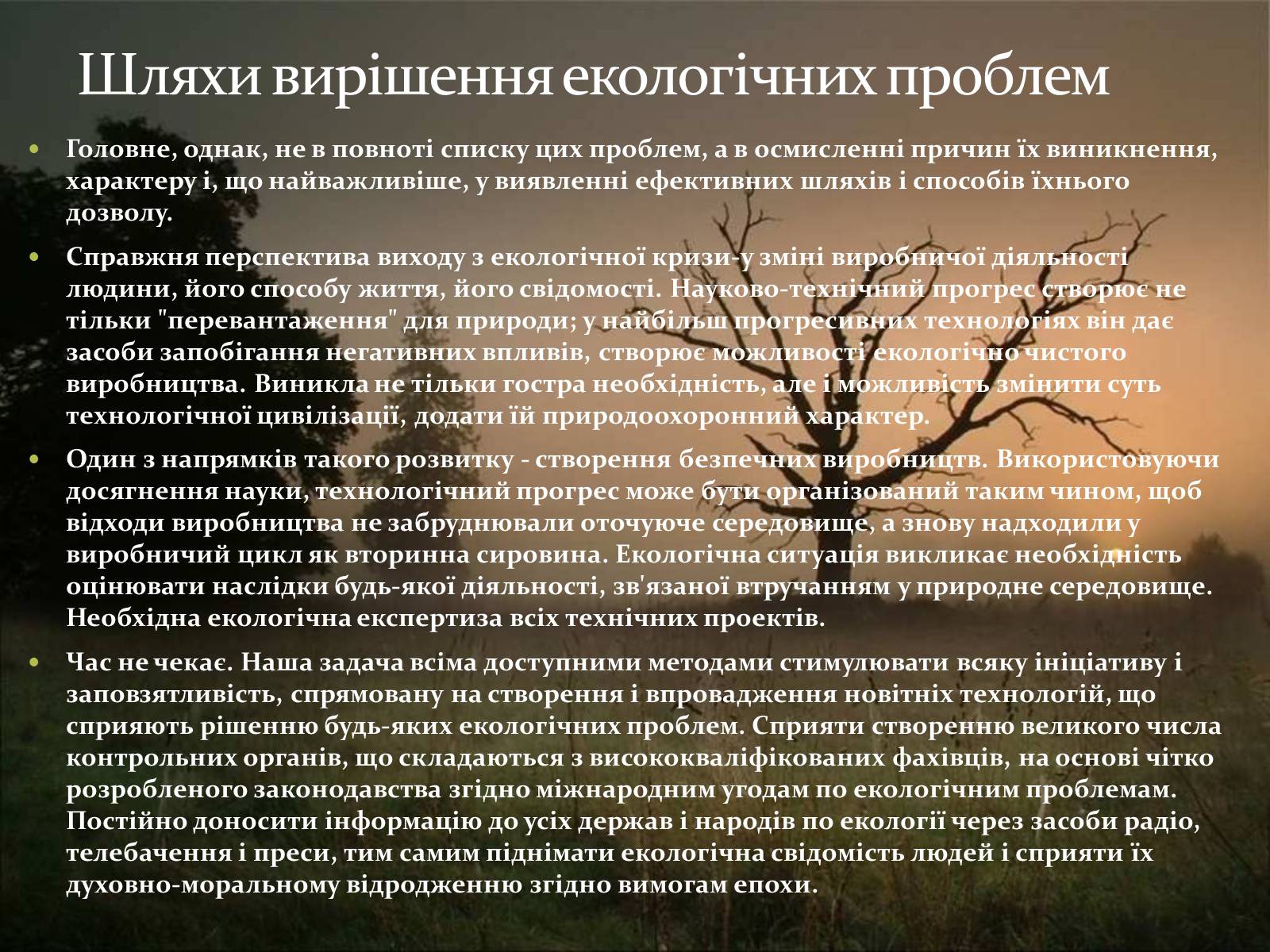 Презентація на тему «Глобальна екологічна проблема людства» - Слайд #10 Презентація на тему «Глобальна екологічна проблема людства» - Слайд #10