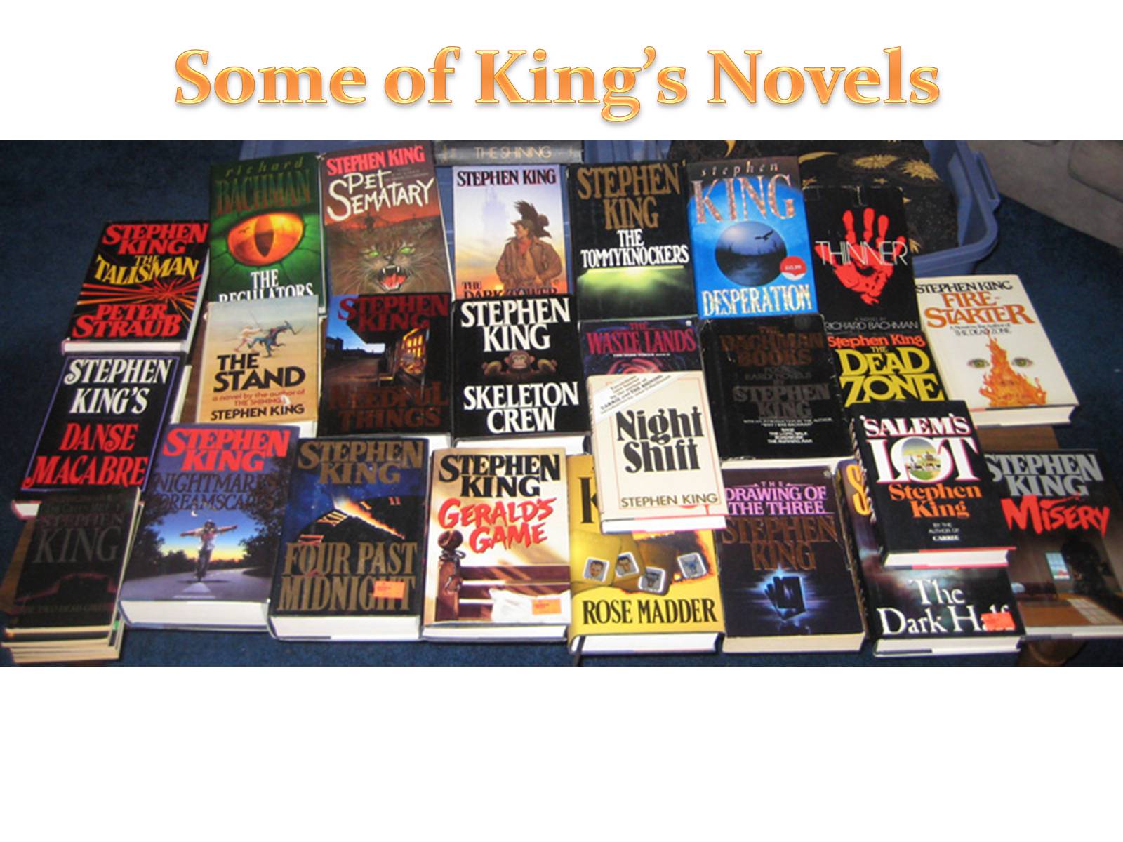 Презентація на тему «Stephen Edwin King» - Слайд #12 Презентація на тему «Stephen Edwin King» - Слайд #12