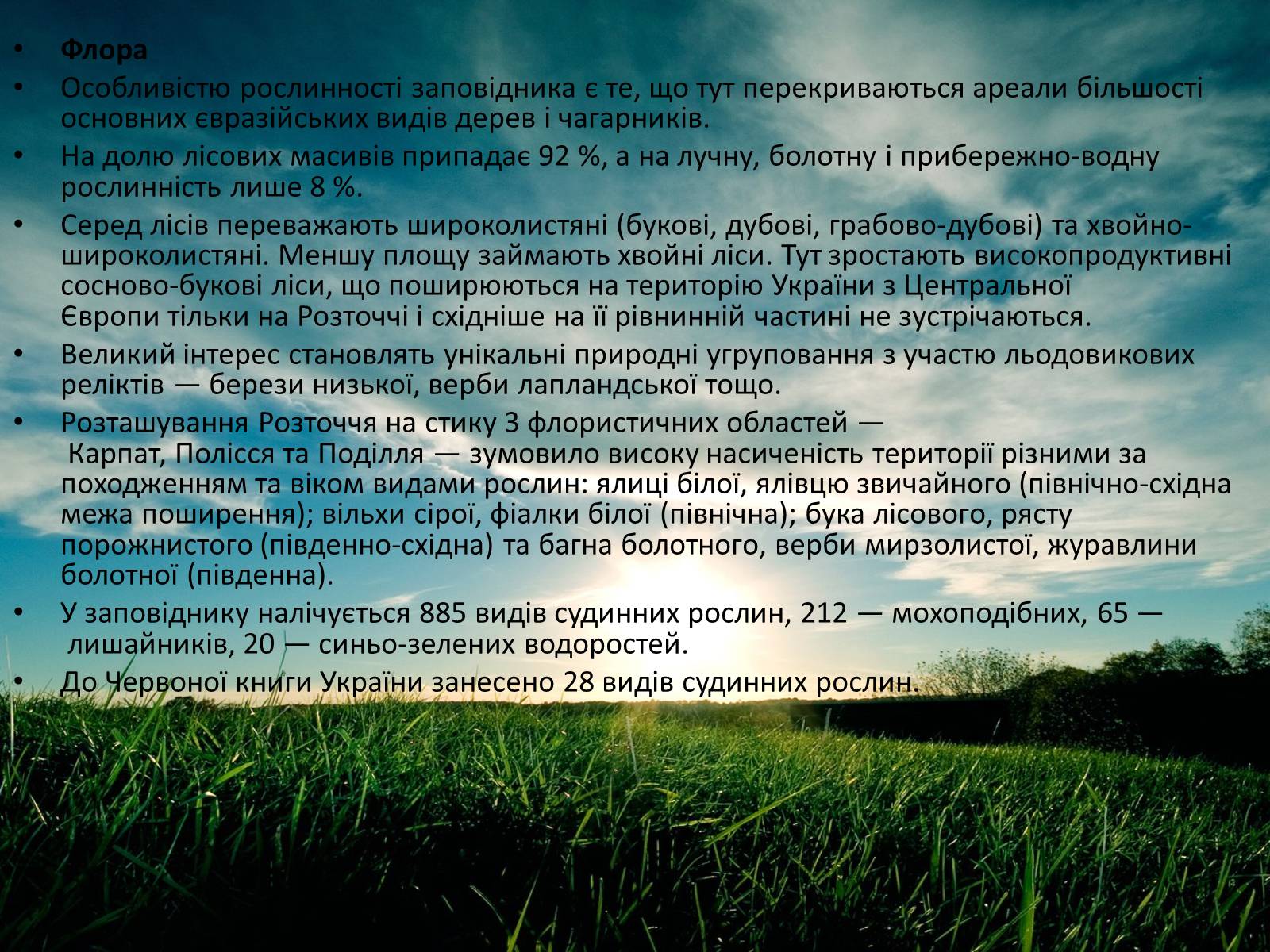 Презентація на тему «Заповідна мережа України» (варіант 3) - Слайд #26 Презентація на тему «Заповідна мережа України» (варіант 3) - Слайд #26