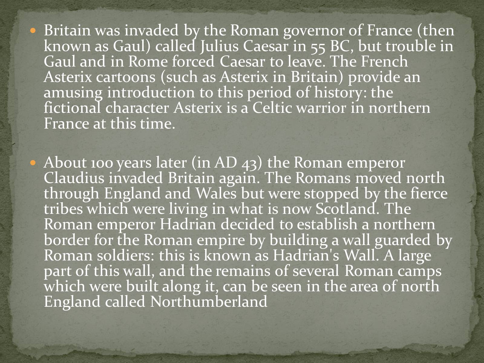 Презентація на тему «Roman Britain» - Слайд #5 Презентація на тему «Roman Britain» - Слайд #5