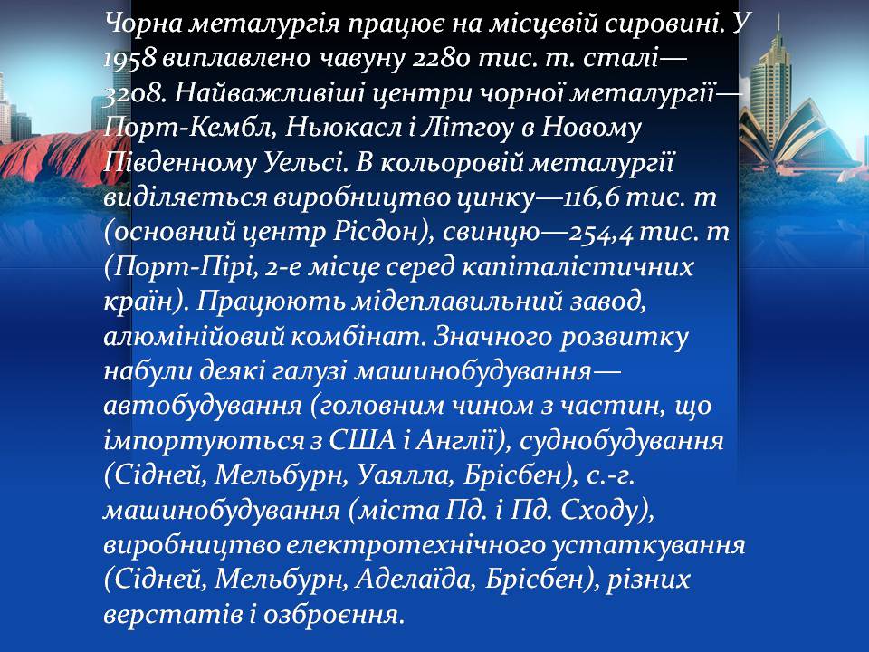 Презентація на тему «Австралія» (варіант 22) - Слайд #24 Презентація на тему «Австралія» (варіант 22) - Слайд #24