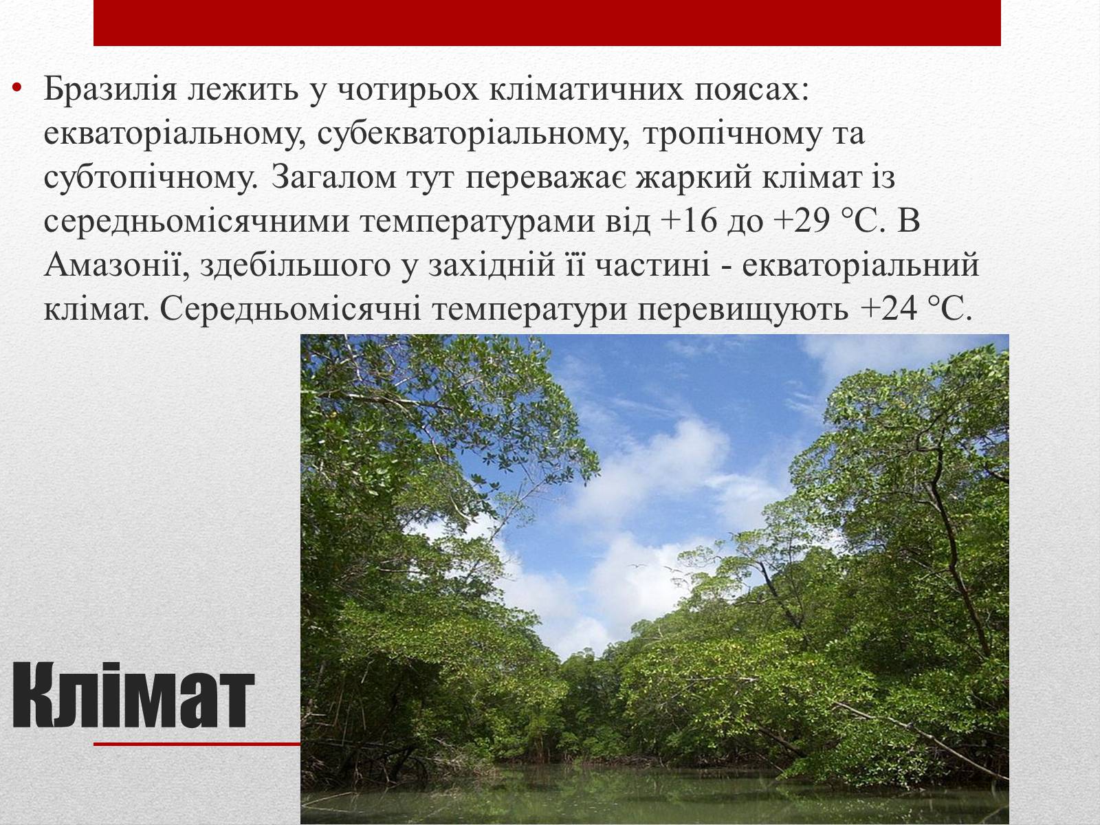 Презентація на тему «Бразилія» (варіант 6) - Слайд #6 Презентація на тему «Бразилія» (варіант 6) - Слайд #6