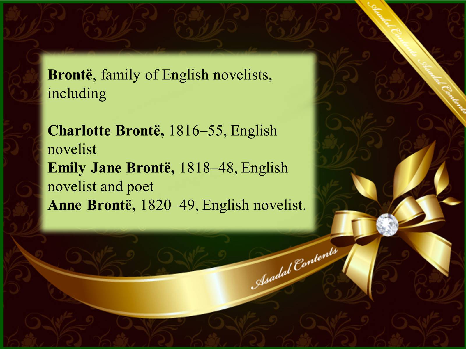Презентація на тему «The Bronte Sisters» - Слайд #2 Презентація на тему «The Bronte Sisters» - Слайд #2