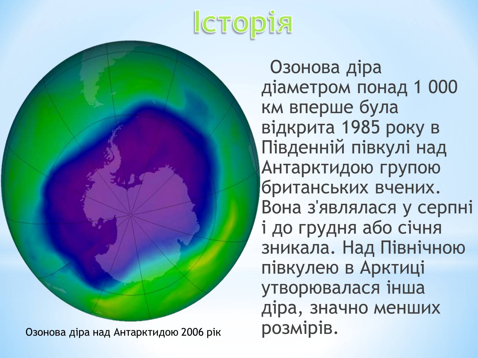 Презентація на тему «Озонові діри» (варіант 1) - Слайд #5 Презентація на тему «Озонові діри» (варіант 1) - Слайд #5