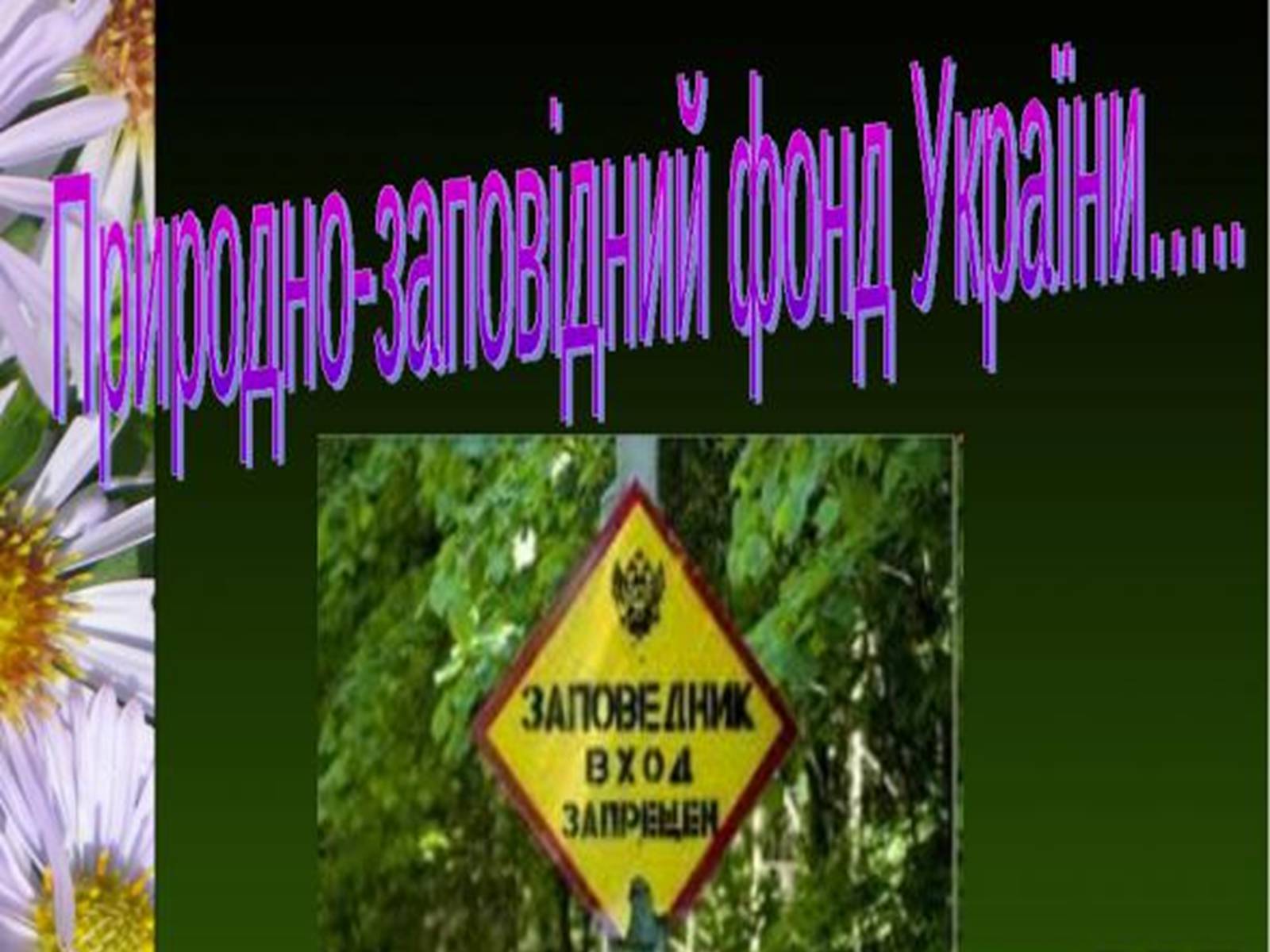 Презентація на тему «Природно-заповідний фонд України» (варіант 1) - Слайд #2 Презентація на тему «Природно-заповідний фонд України» (варіант 1) - Слайд #2