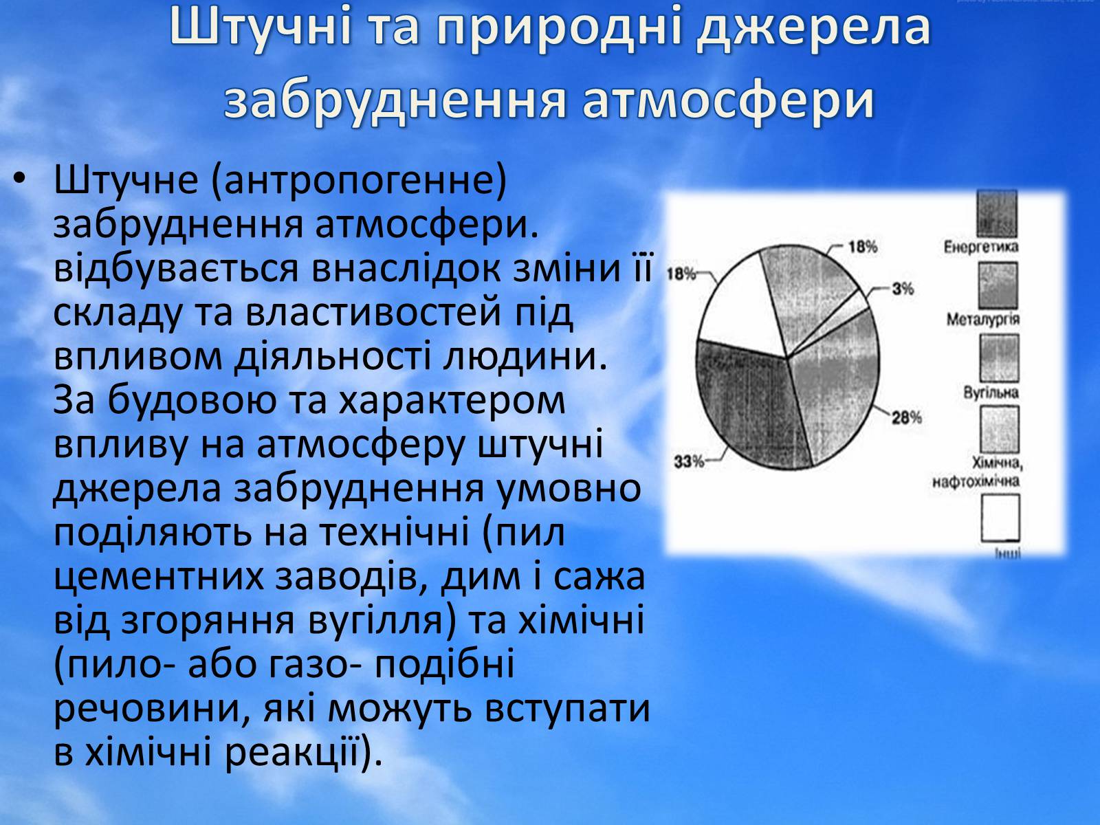 Презентація на тему «Джерела забруднення атмосферного повітря в Україні (Києві)» - Слайд #3 Презентація на тему «Джерела забруднення атмосферного повітря в Україні (Києві)» - Слайд #3