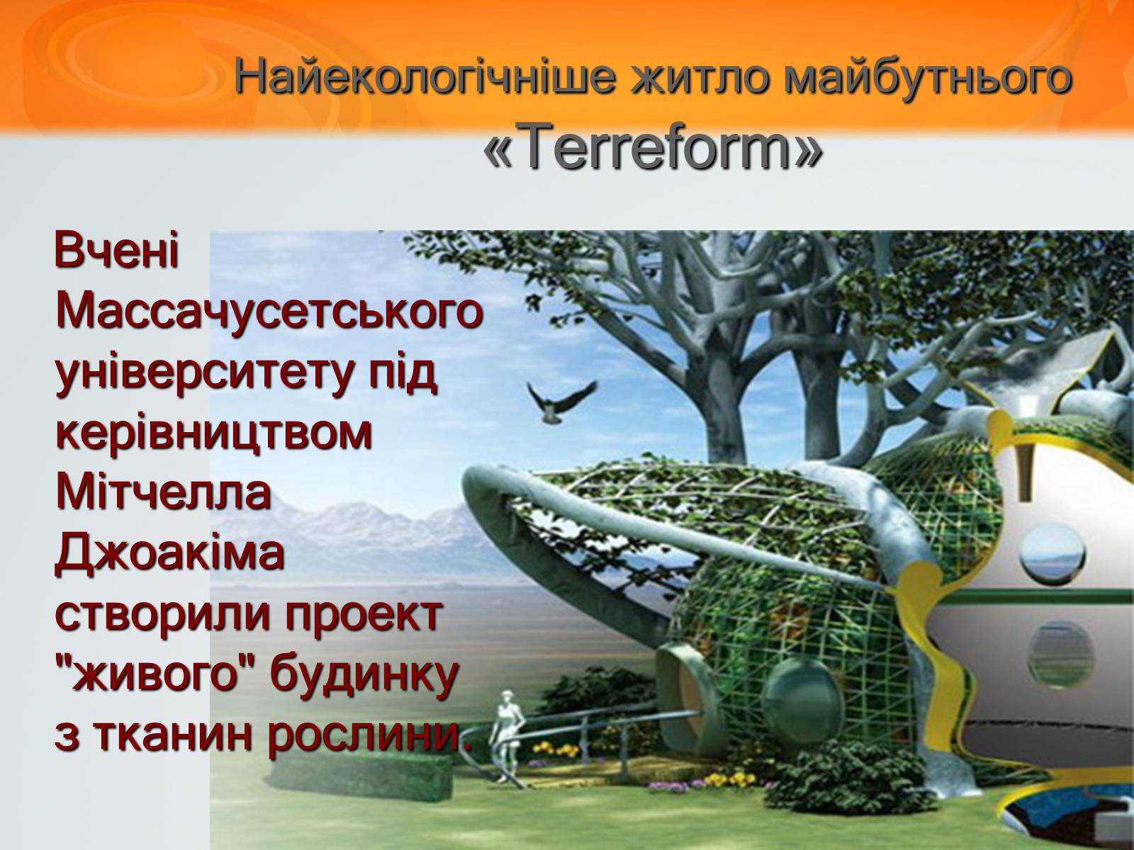 Презентація на тему «Екологічний будинок» (варіант 3) - Слайд #11 Презентація на тему «Екологічний будинок» (варіант 3) - Слайд #11