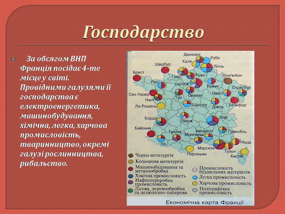 Презентація на тему «Франція» (варіант 44) - Слайд #13 Презентація на тему «Франція» (варіант 44) - Слайд #13