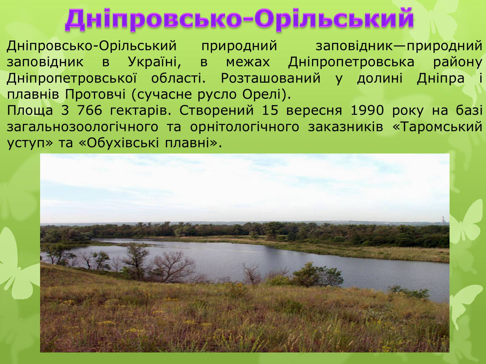 Презентація на тему «Природні заповідники України» (варіант 4) - Слайд #5 Презентація на тему «Природні заповідники України» (варіант 4) - Слайд #5