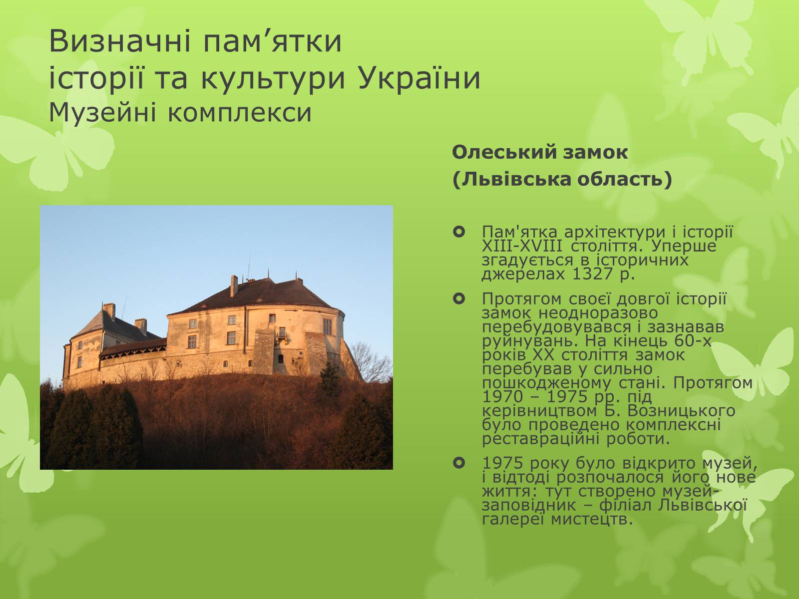Презентація на тему «Віртуальна подорож видатними памятками України» - Слайд #14 Презентація на тему «Віртуальна подорож видатними памятками України» - Слайд #14