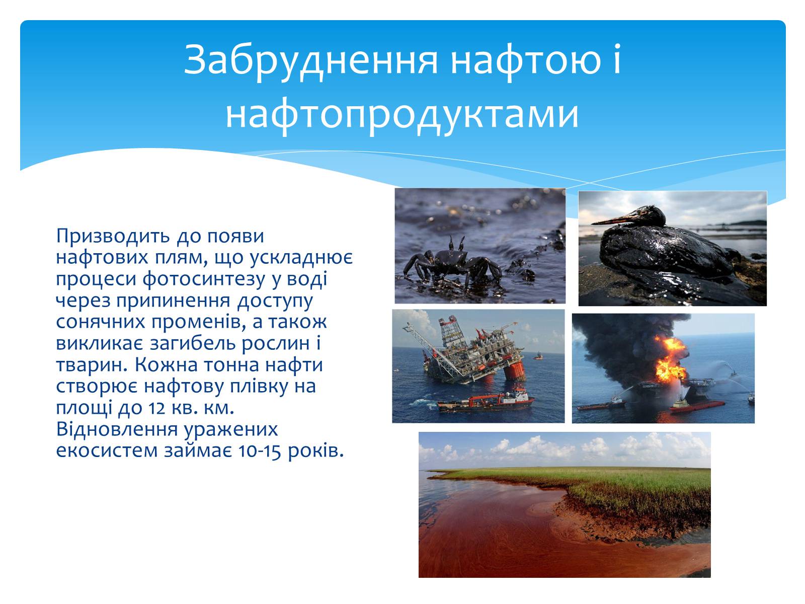 Презентація на тему «Забруднення гідросфери» (варіант 1) - Слайд #6 Презентація на тему «Забруднення гідросфери» (варіант 1) - Слайд #6