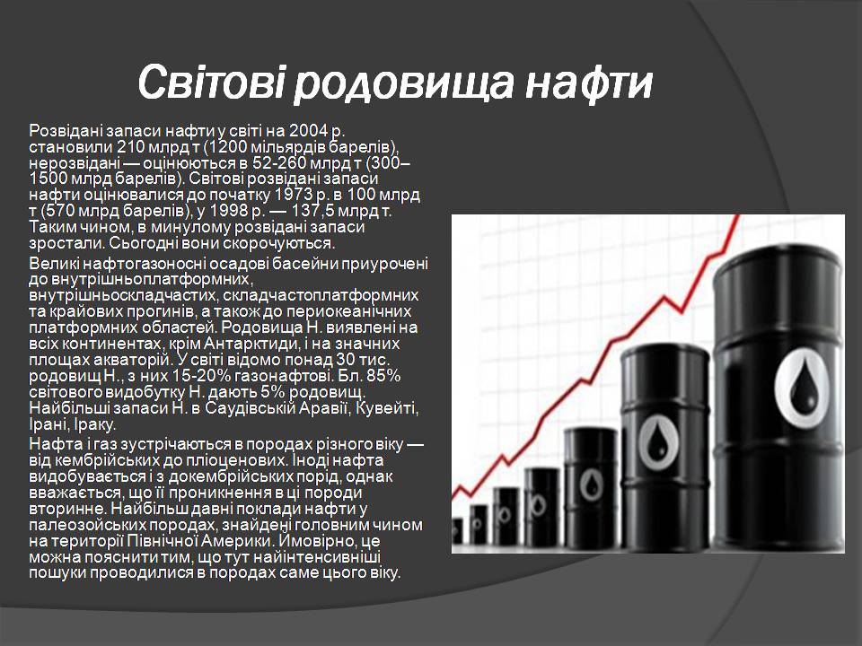 Презентація на тему «Нафта» (варіант 25) - Слайд #12 Презентація на тему «Нафта» (варіант 25) - Слайд #12