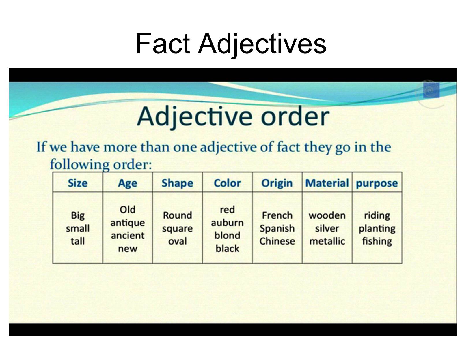 Презентація на тему «Adjectives in English» - Слайд #9 Презентація на тему «Adjectives in English» - Слайд #9