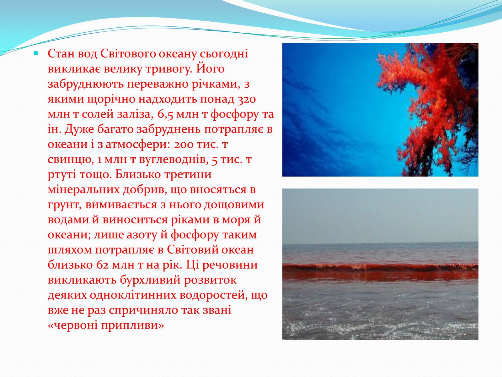 Презентація на тему «Забруднення світового океану» (варіант 2) - Слайд #2 Презентація на тему «Забруднення світового океану» (варіант 2) - Слайд #2