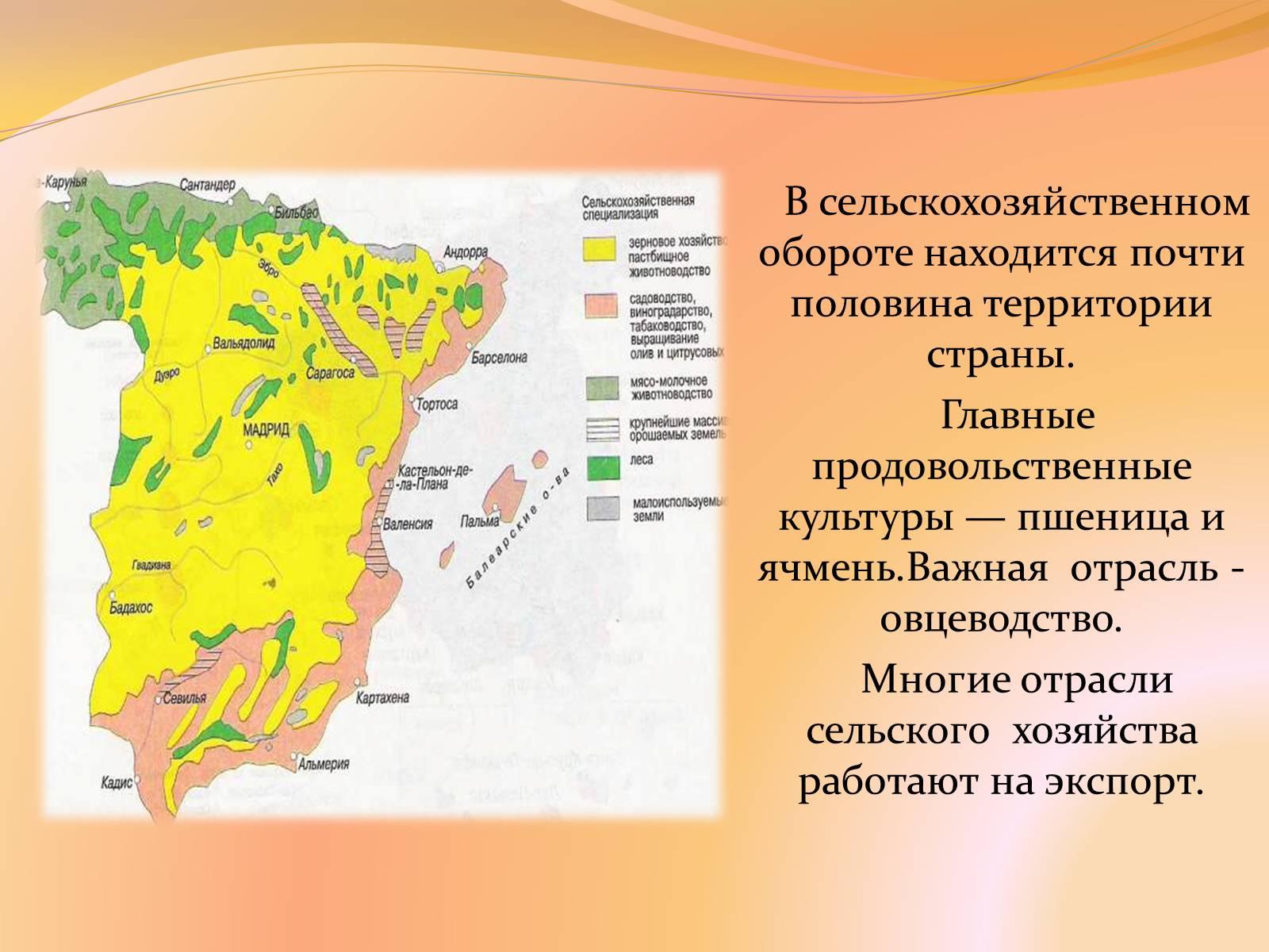 Презентація на тему «Испания» (варіант 1) - Слайд #13 Презентація на тему «Испания» (варіант 1) - Слайд #13