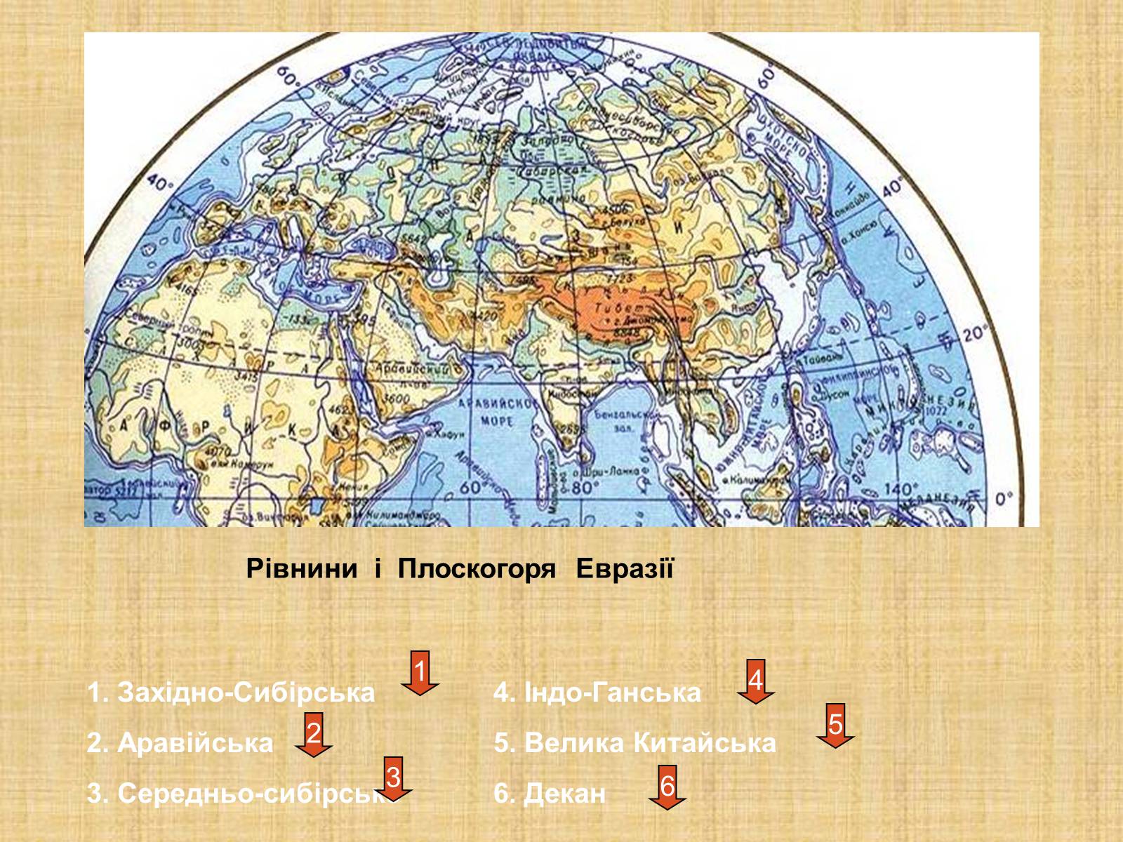 Презентація на тему «Рельєф Евразії» - Слайд #13 Презентація на тему «Рельєф Евразії» - Слайд #13