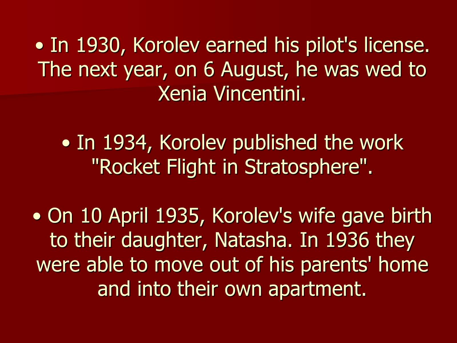Презентація на тему «Sergei Pavlovich Korolev» - Слайд #4 Презентація на тему «Sergei Pavlovich Korolev» - Слайд #4