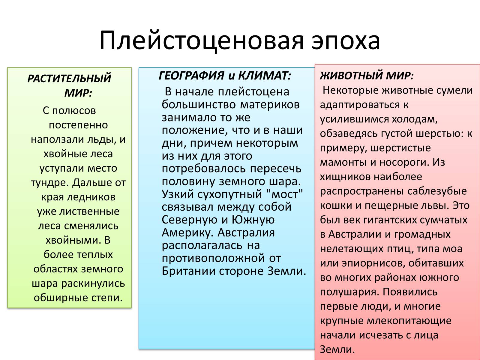 Презентація на тему «Кайнозойская эра» - Слайд #16 Презентація на тему «Кайнозойская эра» - Слайд #16