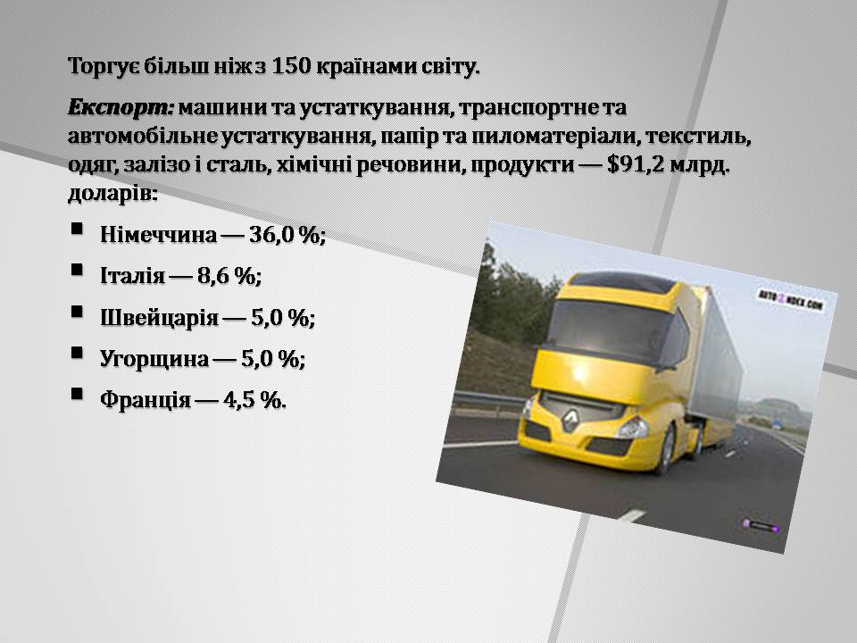 Презентація на тему «Австрія» (варіант 6) - Слайд #13 Презентація на тему «Австрія» (варіант 6) - Слайд #13