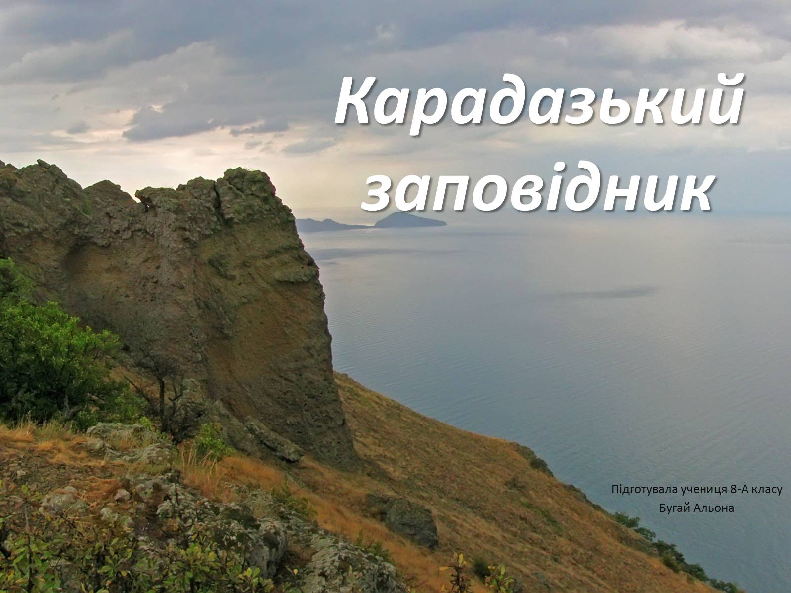 Презентація на тему «Карадазький заповідник» - Слайд #1 Презентація на тему «Карадазький заповідник» - Слайд #1