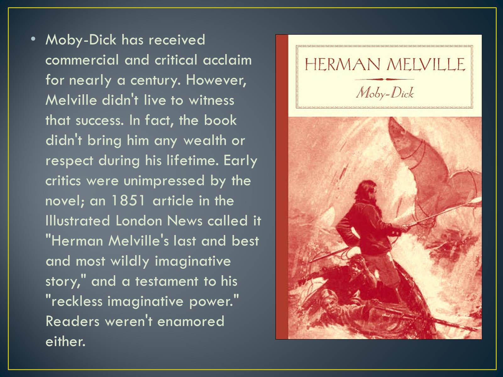 Презентація на тему «Herman Melville» - Слайд #7 Презентація на тему «Herman Melville» - Слайд #7