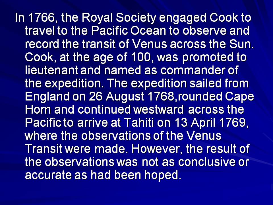 Презентація на тему «James Cook» - Слайд #6 Презентація на тему «James Cook» - Слайд #6