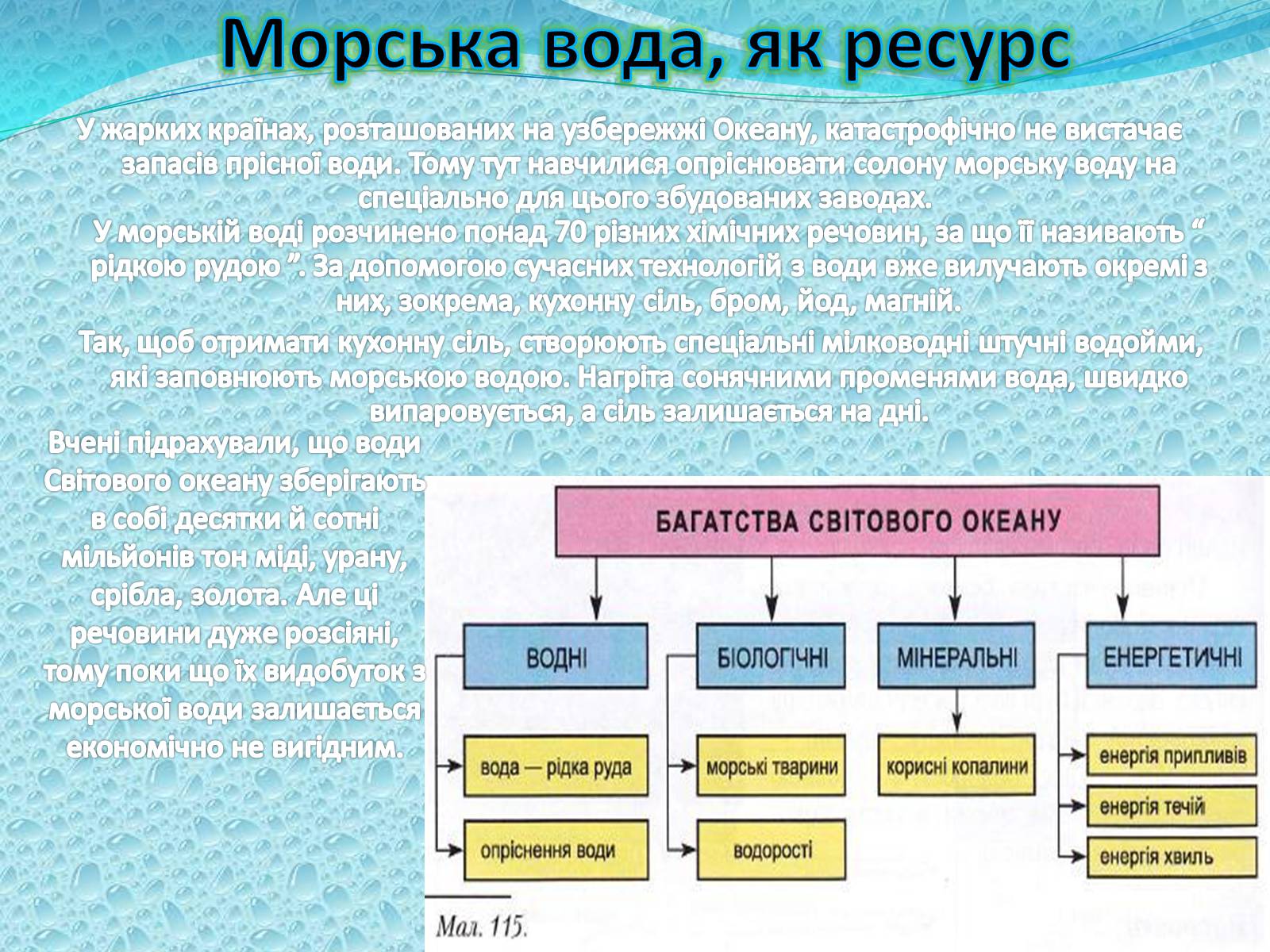 Презентація на тему «Багатства вод Світового Океану» - Слайд #2 Презентація на тему «Багатства вод Світового Океану» - Слайд #2