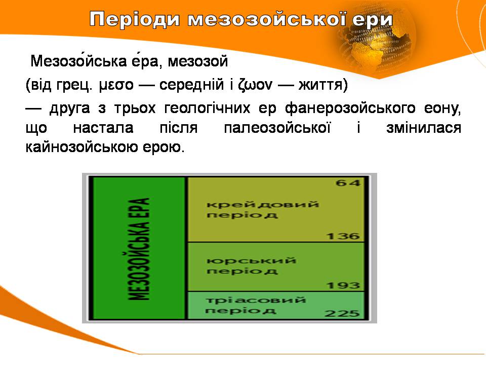 Презентація на тему «Мезозойська ера» (варіант 4) - Слайд #2 Презентація на тему «Мезозойська ера» (варіант 4) - Слайд #2