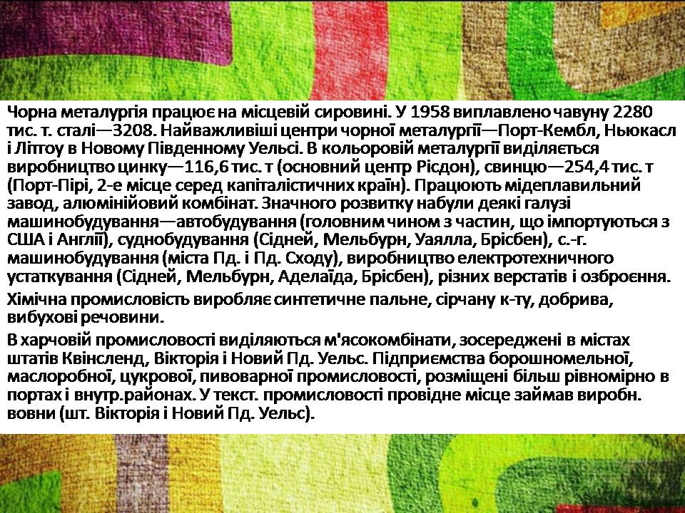 Презентація на тему «Австралія» (варіант 21) - Слайд #25 Презентація на тему «Австралія» (варіант 21) - Слайд #25