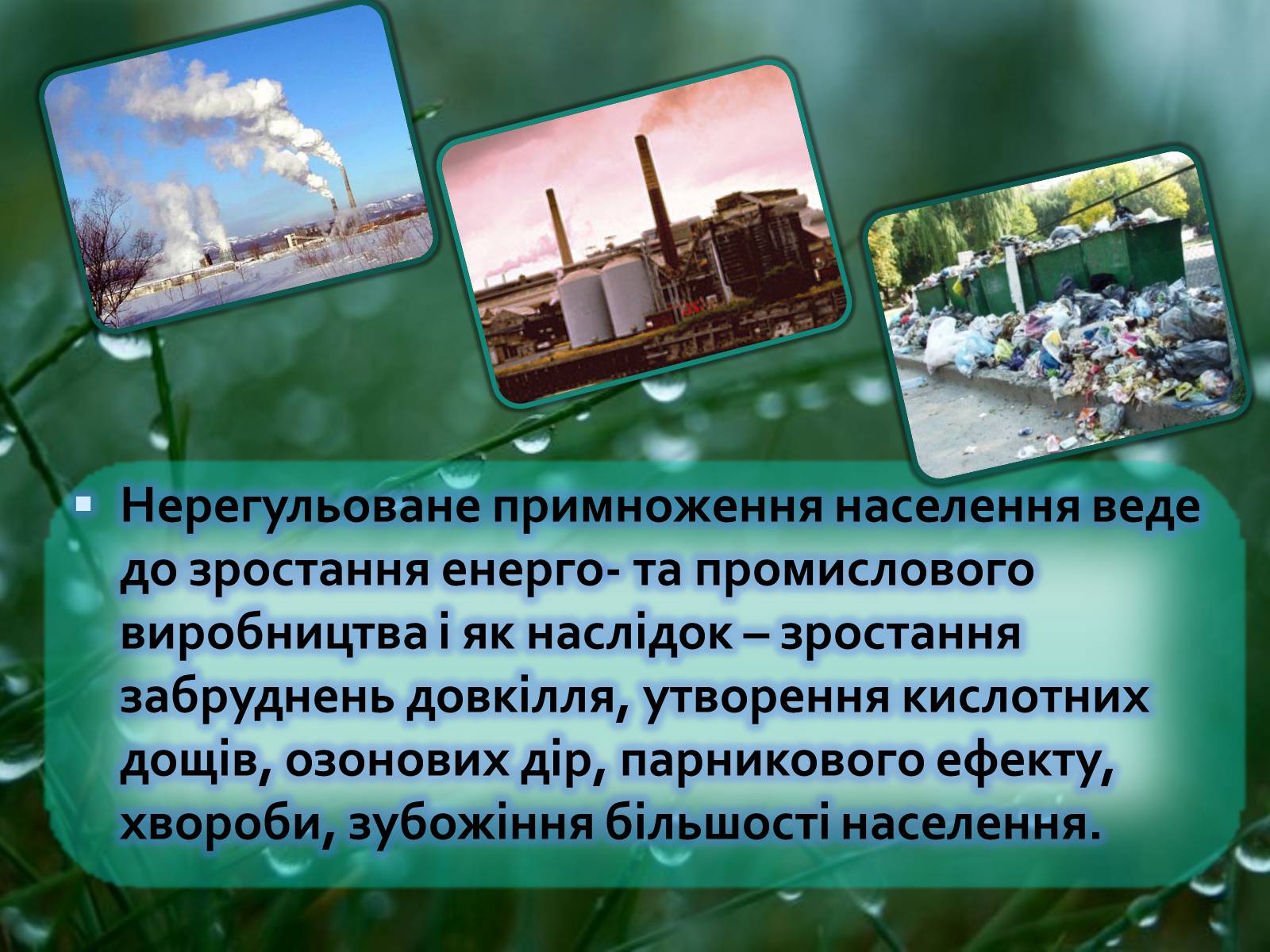 Презентація на тему «Масштаби і наслідки антропогенного впливу» - Слайд #6 Презентація на тему «Масштаби і наслідки антропогенного впливу» - Слайд #6
