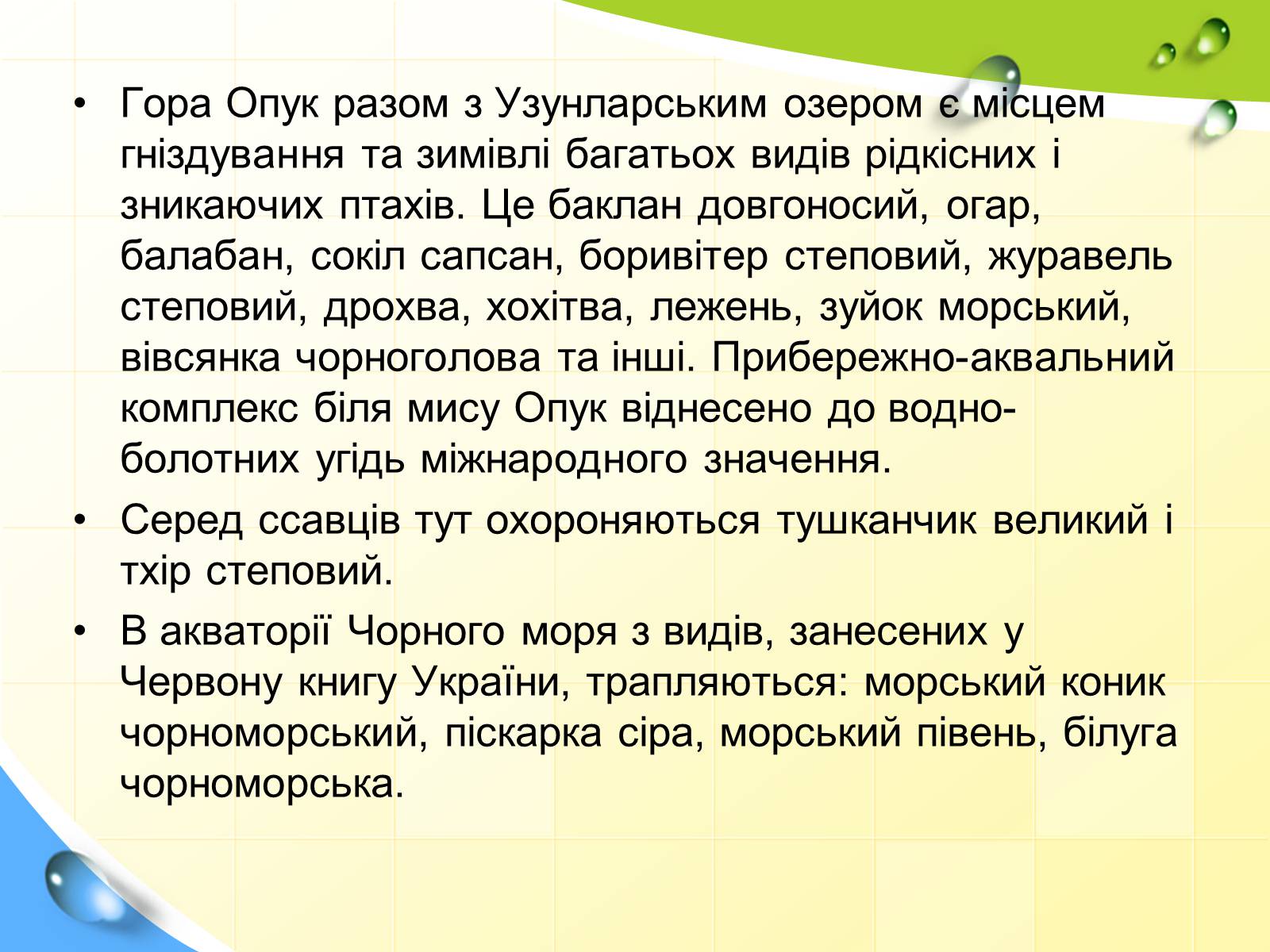 Презентація на тему «Природні заповідники України» (варіант 5) - Слайд #43 Презентація на тему «Природні заповідники України» (варіант 5) - Слайд #43