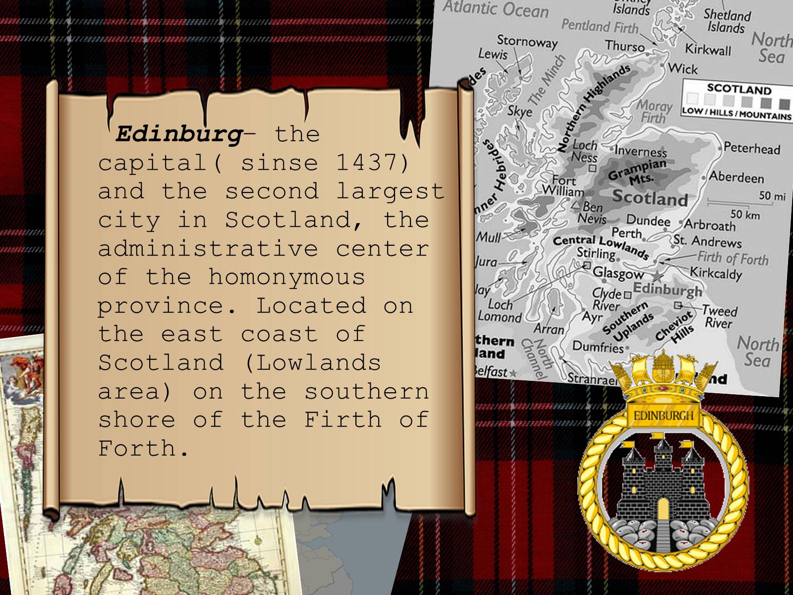 Презентація на тему «Edinburgh» (варіант 1) - Слайд #2 Презентація на тему «Edinburgh» (варіант 1) - Слайд #2