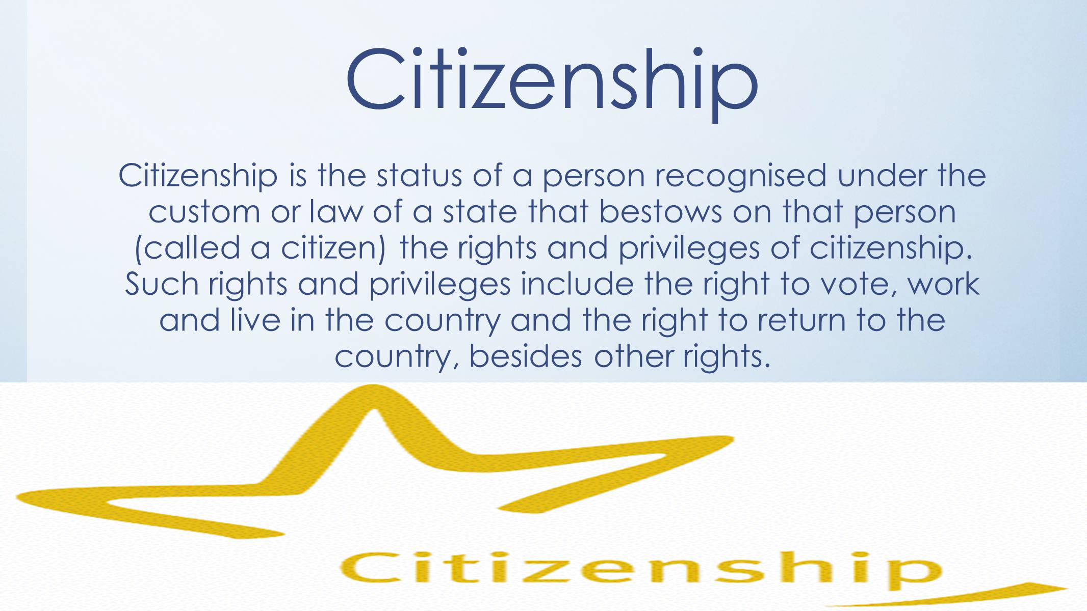Презентація на тему «Citizenship for Young People» - Слайд #2 Презентація на тему «Citizenship for Young People» - Слайд #2
