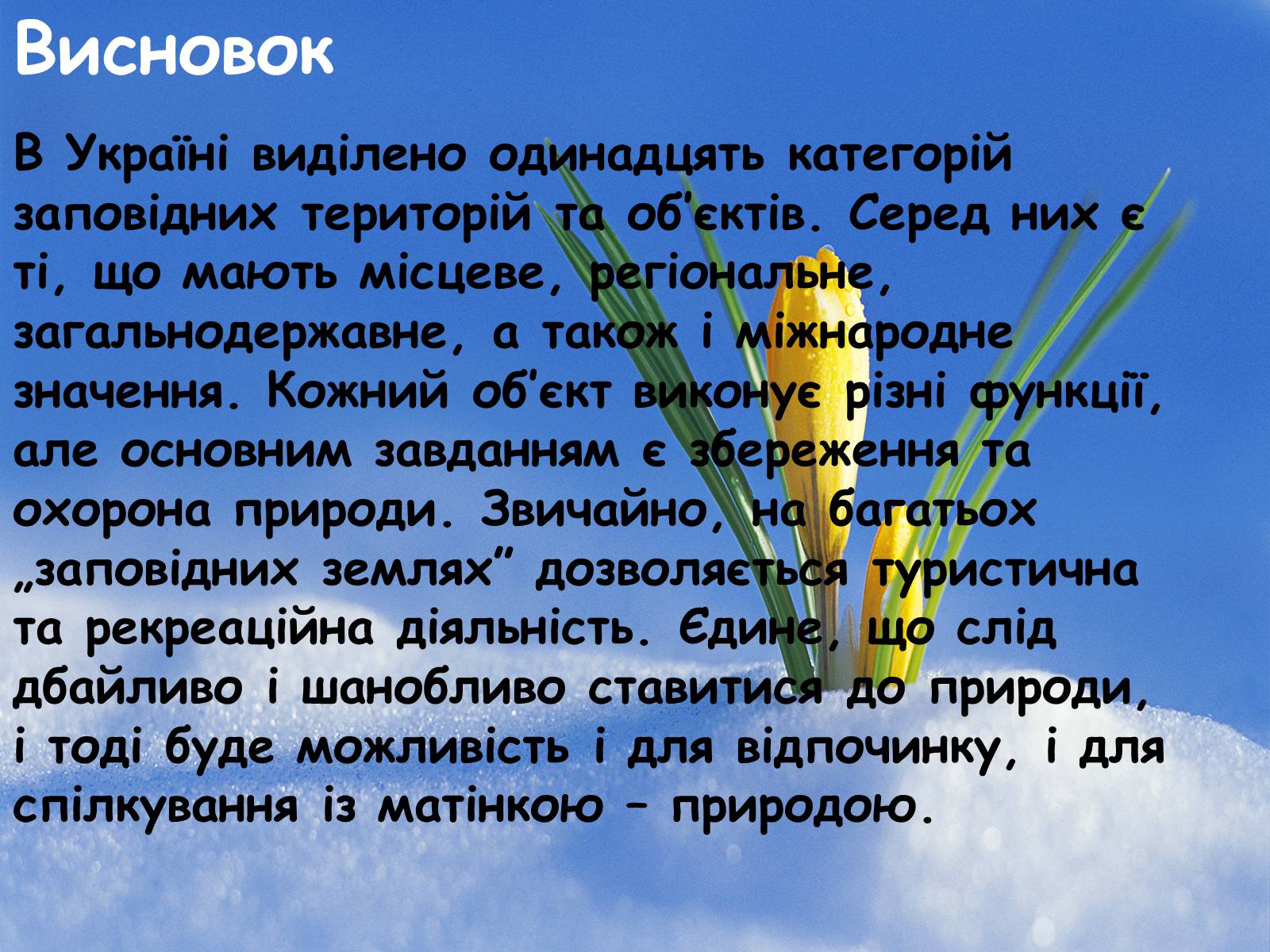 Презентація на тему «Заповідна мережа України» (варіант 4) - Слайд #19 Презентація на тему «Заповідна мережа України» (варіант 4) - Слайд #19