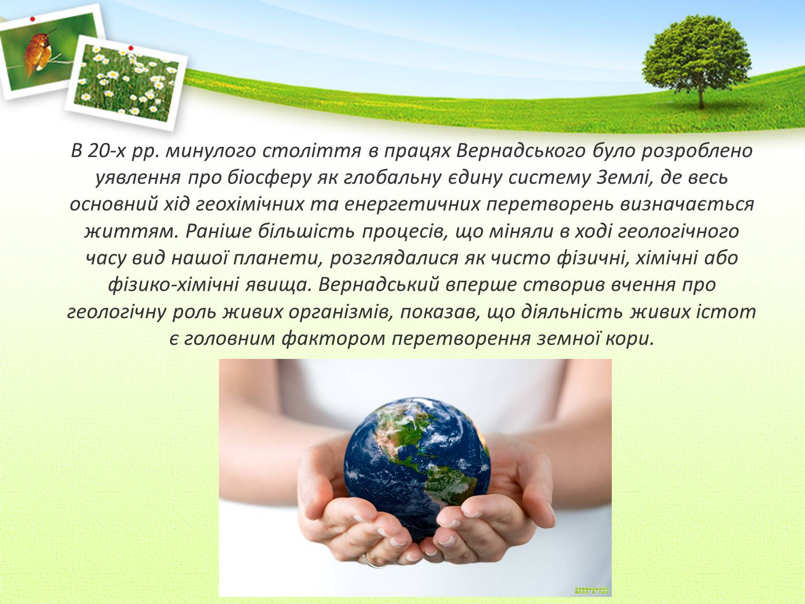 Презентація на тему «Вчення Вернадського Володимира Івановича про біосферу» - Слайд #6 Презентація на тему «Вчення Вернадського Володимира Івановича про біосферу» - Слайд #6