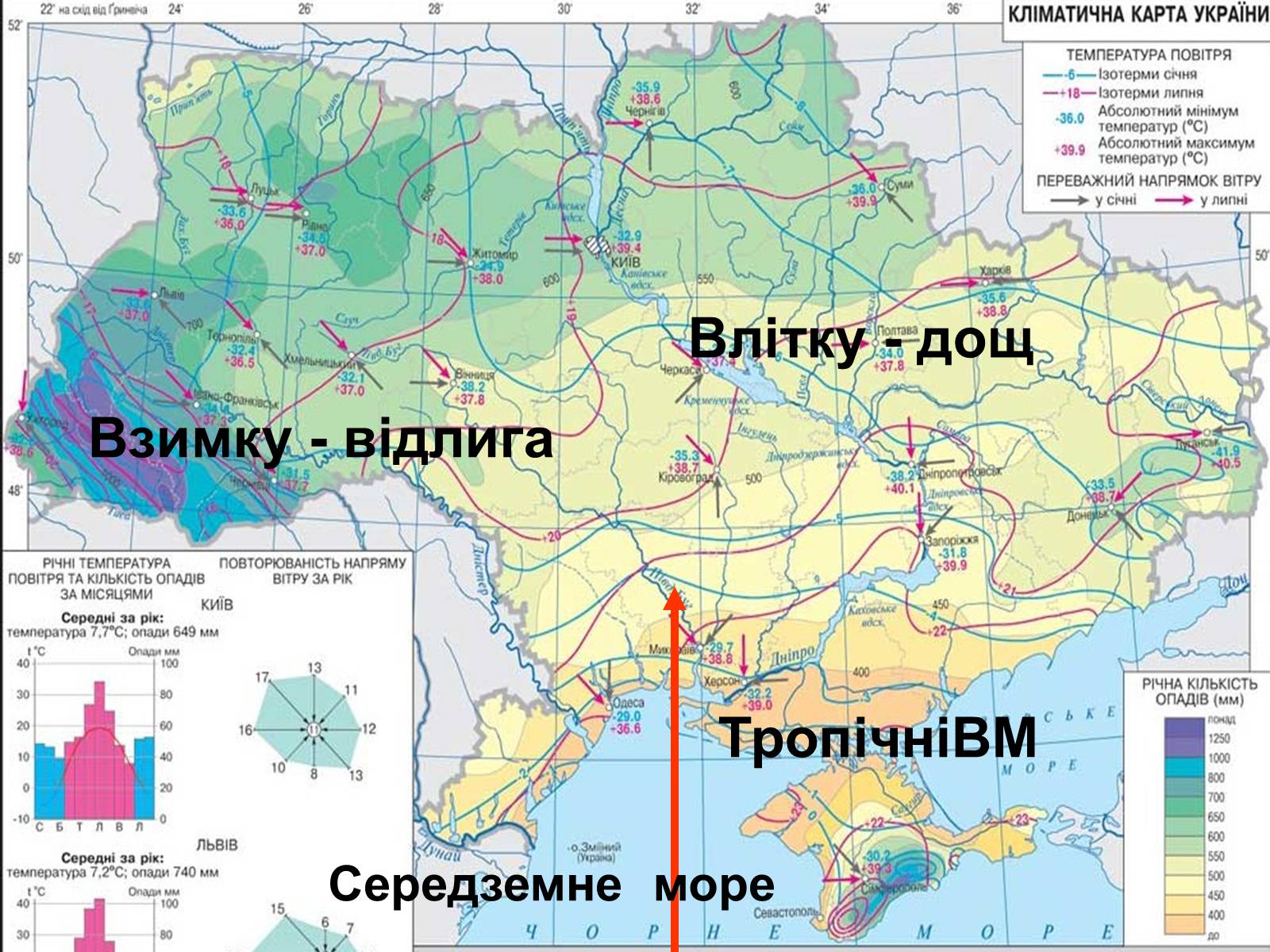 Презентація на тему «Клімат України» (варіант 1) - Слайд #11 Презентація на тему «Клімат України» (варіант 1) - Слайд #11