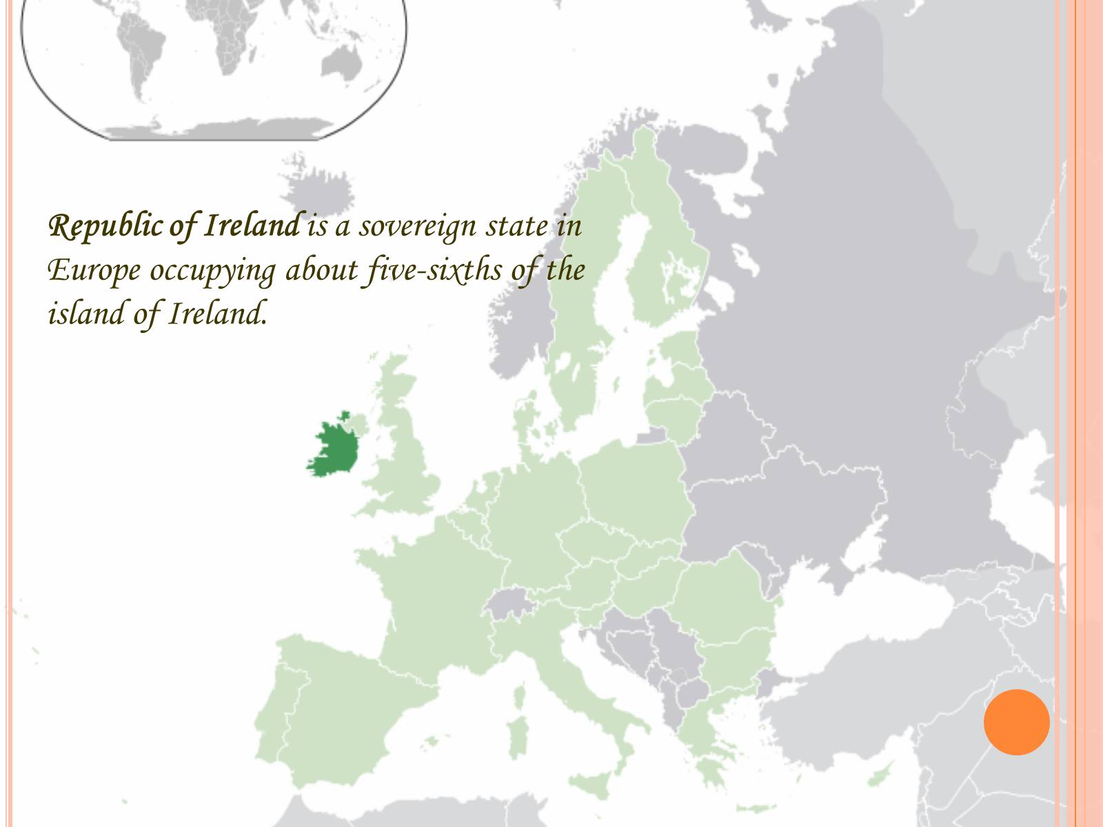 Презентація на тему «Republic of Ireland» (варіант 2) - Слайд #2 Презентація на тему «Republic of Ireland» (варіант 2) - Слайд #2