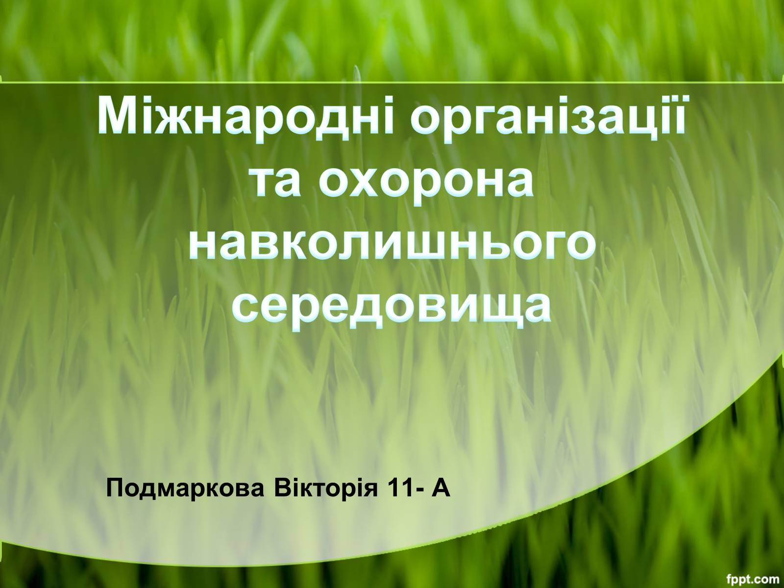 Презентація на тему «Міжнародні організації та охорона навколишнього середовища» - Слайд #1 Презентація на тему «Міжнародні організації та охорона навколишнього середовища» - Слайд #1