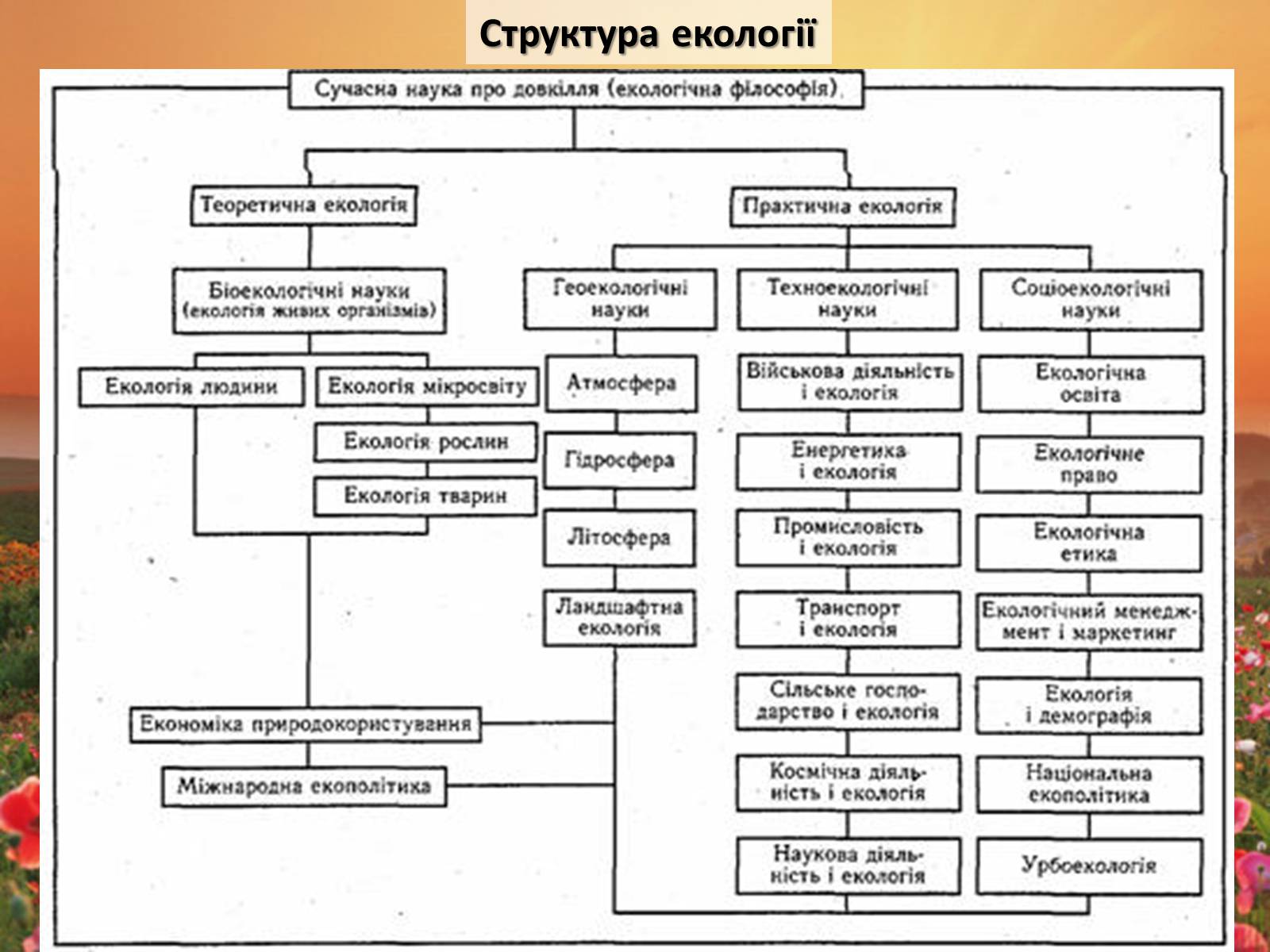Презентація на тему «Структура сучасної екології та її місце в системі наук» (варіант 2) - Слайд #7 Презентація на тему «Структура сучасної екології та її місце в системі наук» (варіант 2) - Слайд #7