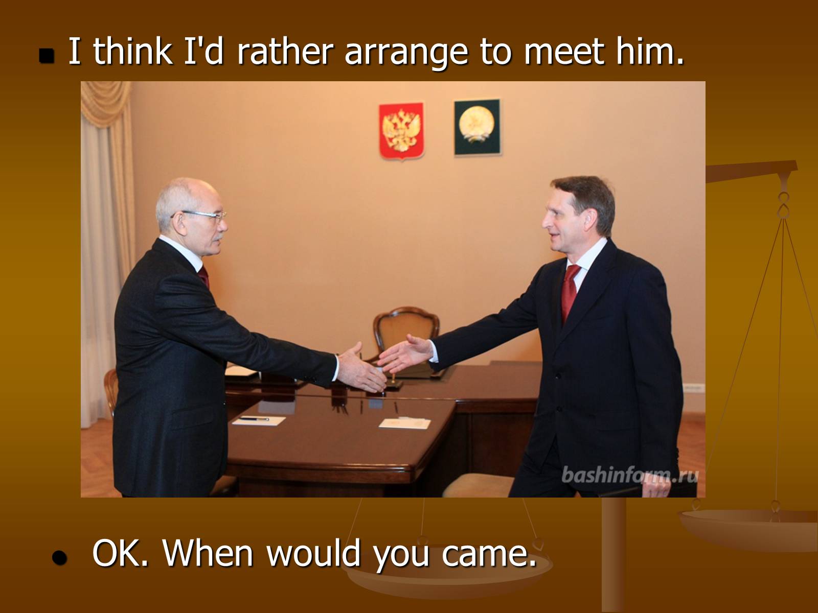 Презентація на тему «Making an appointment» - Слайд #5
