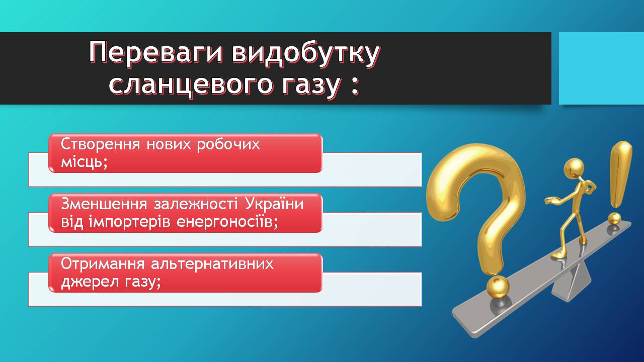 Презентація на тему «Сланцевий газ» (варіант 2) - Слайд #8 Презентація на тему «Сланцевий газ» (варіант 2) - Слайд #8