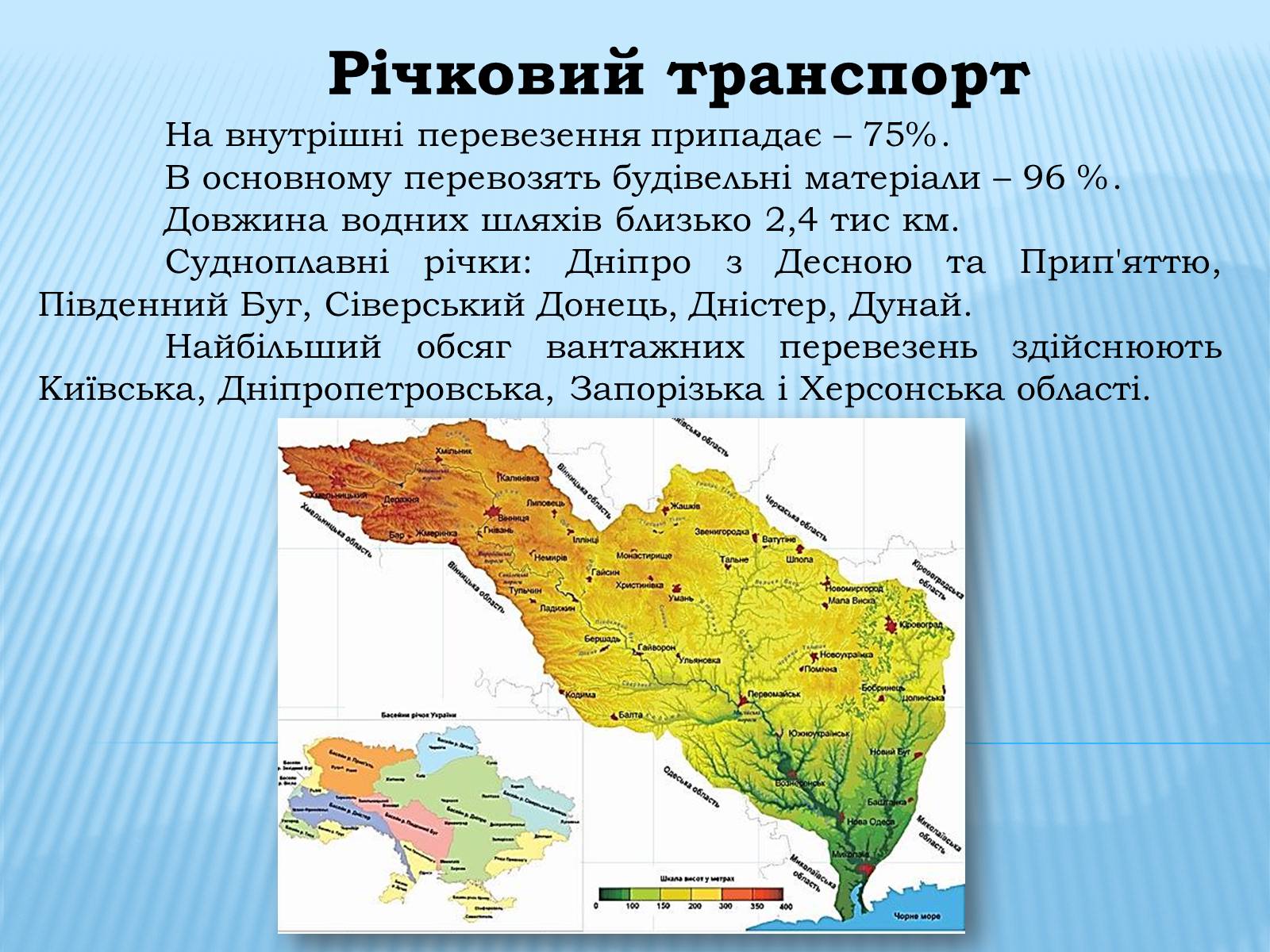 Презентація на тему «Водний транспорт України» (варіант 1) - Слайд #9 Презентація на тему «Водний транспорт України» (варіант 1) - Слайд #9