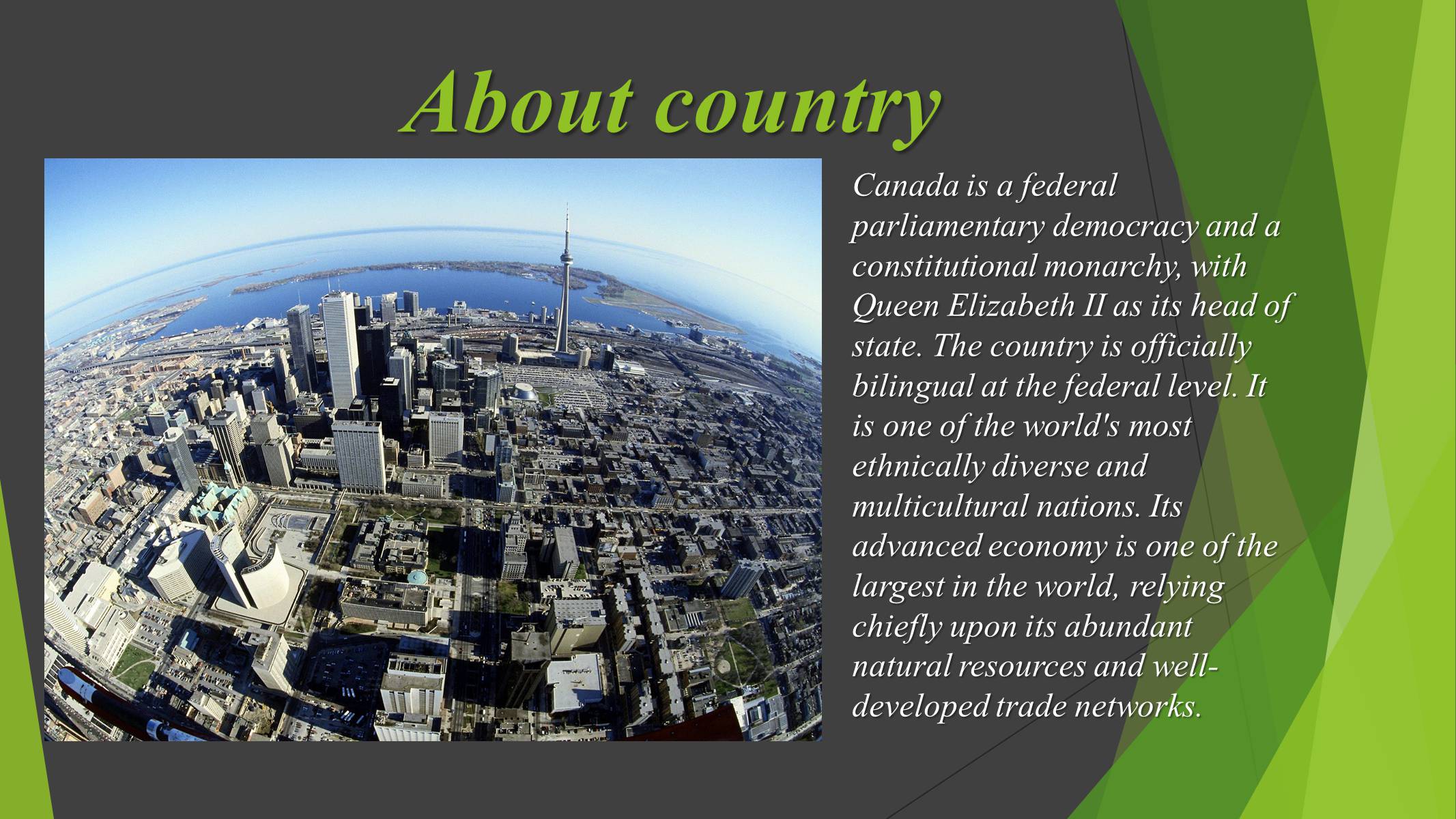 Презентація на тему «Canada» (варіант 8) - Слайд #5 Презентація на тему «Canada» (варіант 8) - Слайд #5