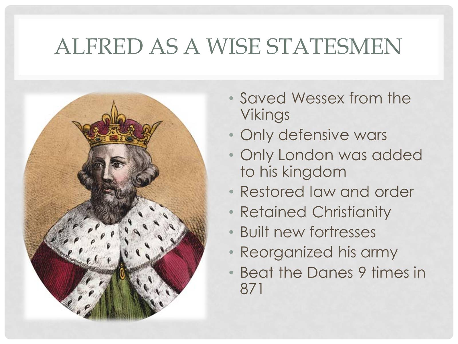 Презентація на тему «Alfred the Great» - Слайд #5